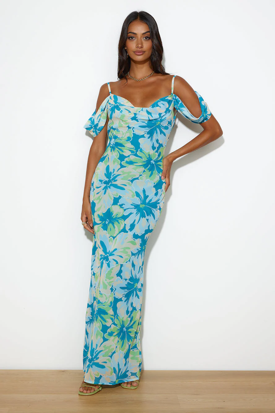 SEVEN WONDERS Longina Maxi Dress Green