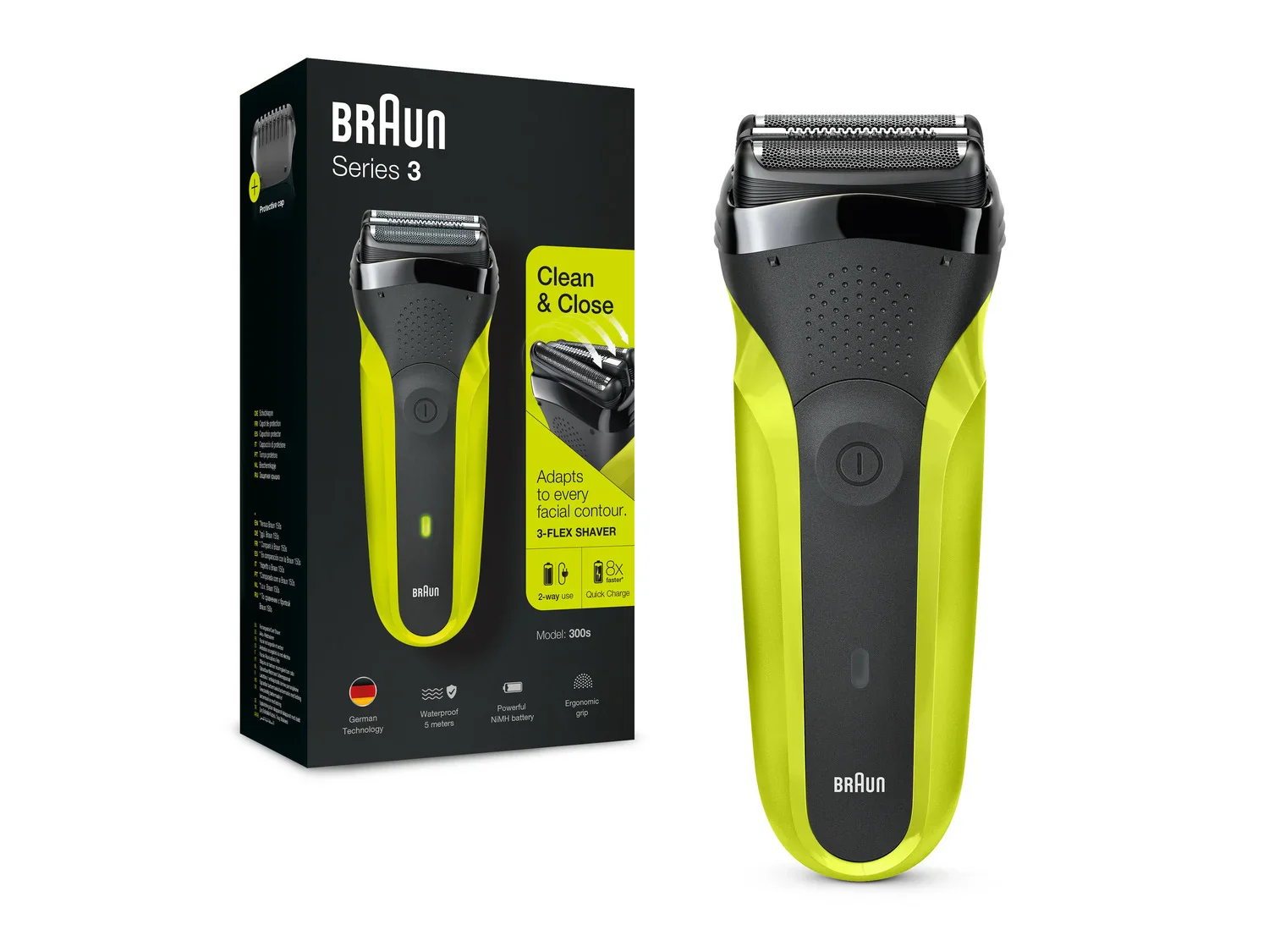 BRAUN Rasoir lectrique Series 3 Shave&Style 300s