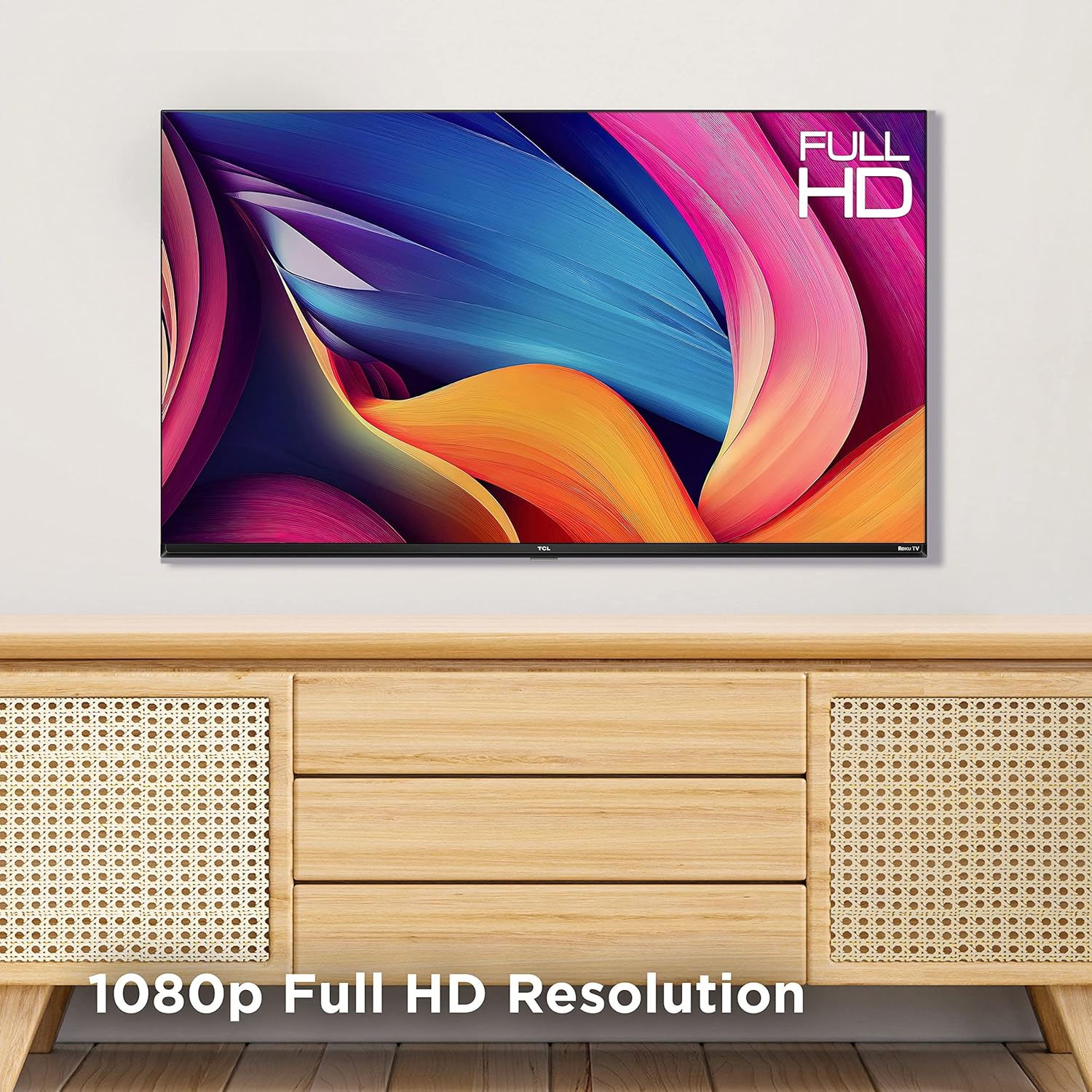 TCL 40-Inch Class S3 1080p LED Smart TV with Roku TV (40S350R  2023 Model)  Compatible with Alexa  Google Assistant  and Apple HomeKit Compatibility  Streaming FHD Television Black