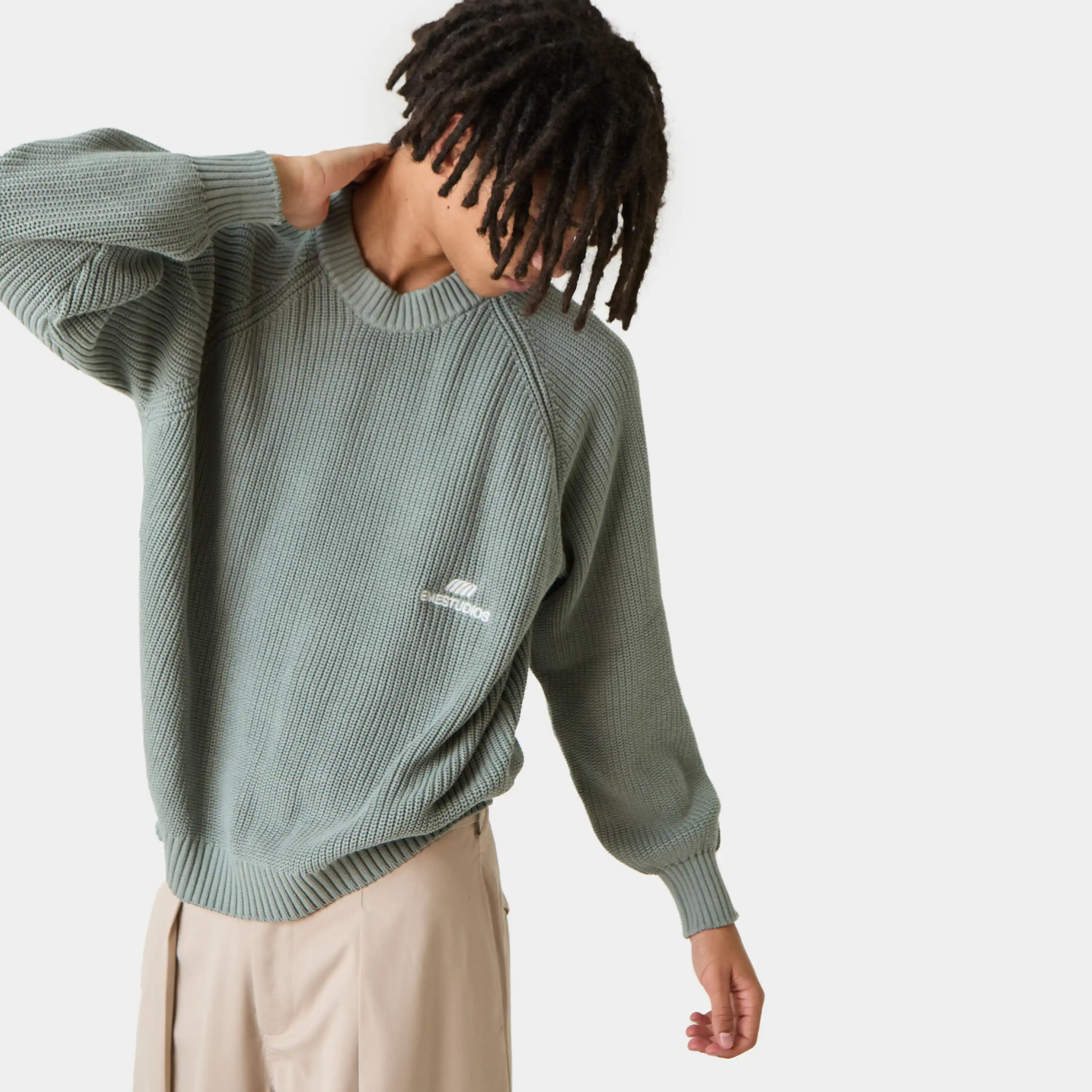 Nela Grey Knit Sweater