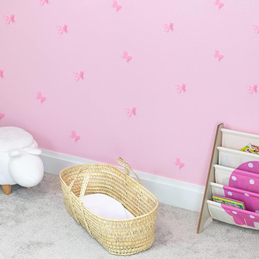 Baby Wicker Moses Basket, Natural Look Baby Basket - Baby Carrier With Mattress And Sheet