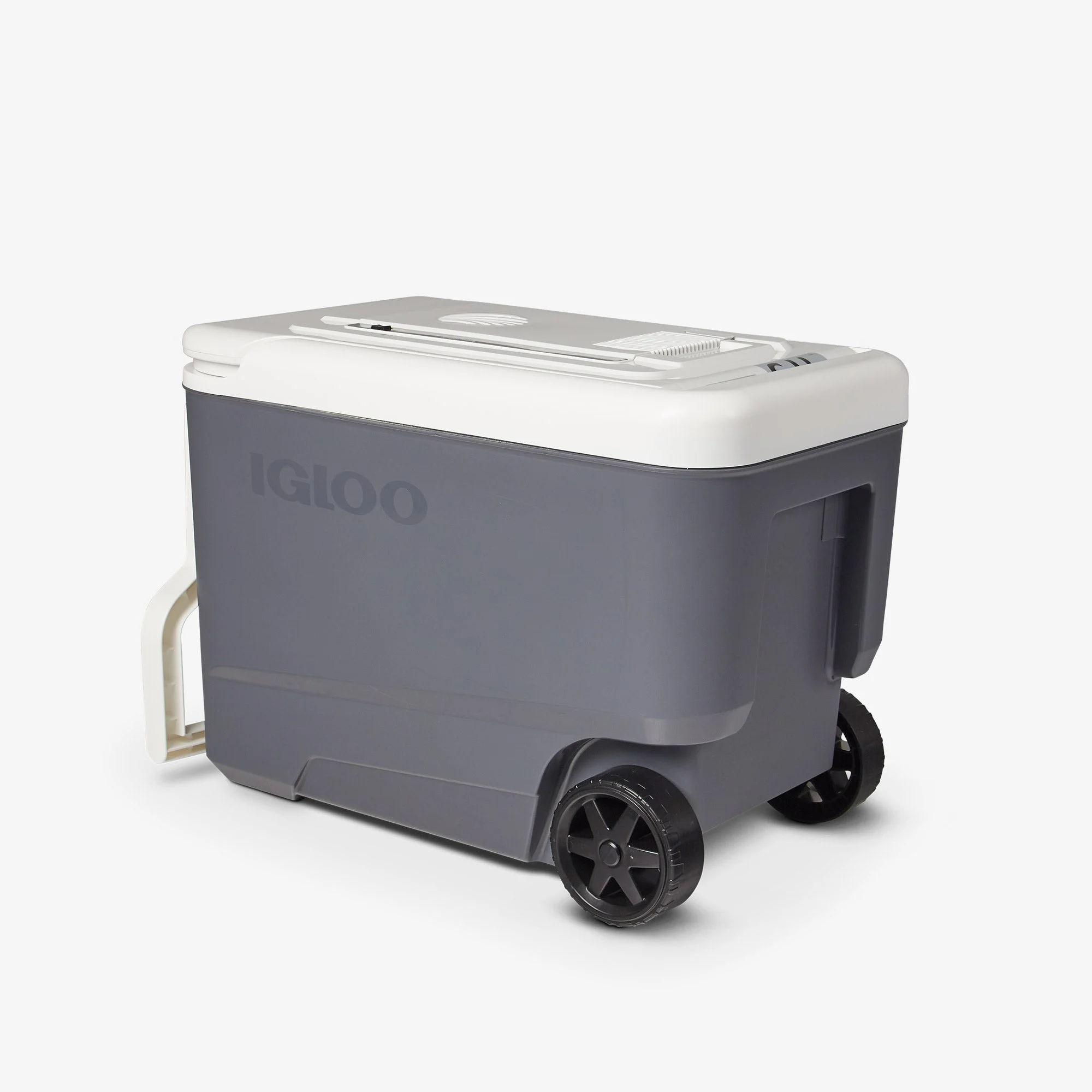 35 qt Hard Sided Electric Wheeled Thermocooler, Gray - Image 4