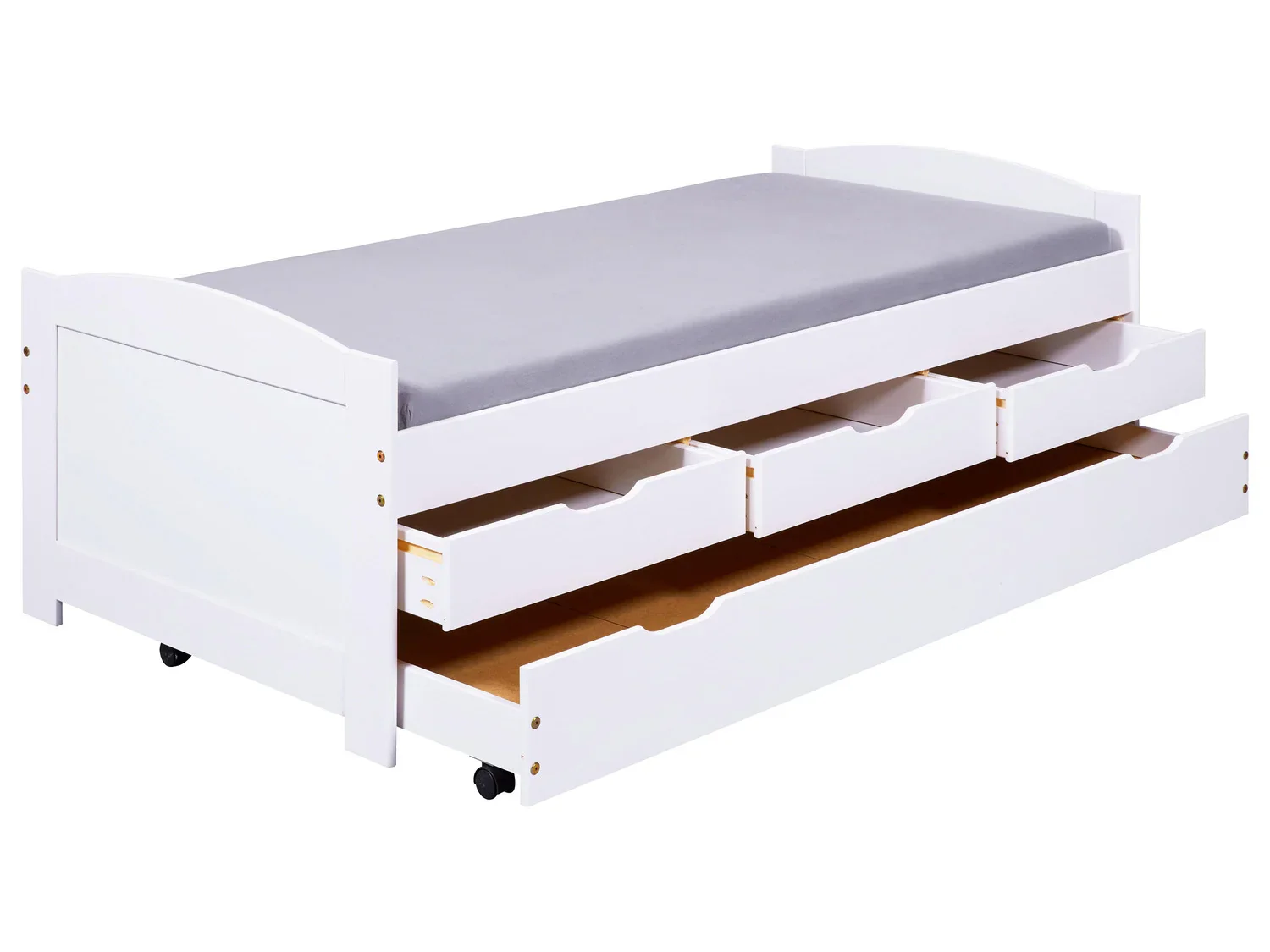 Inter Link Lit banquette 3 tiroirs, 205 x 63 x 96 cm