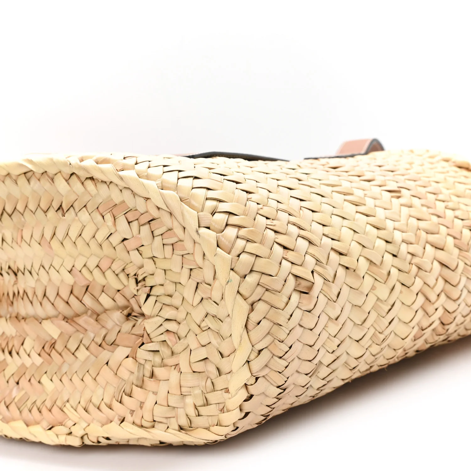 Raffia Large Basket Tote Bag Natural Tan