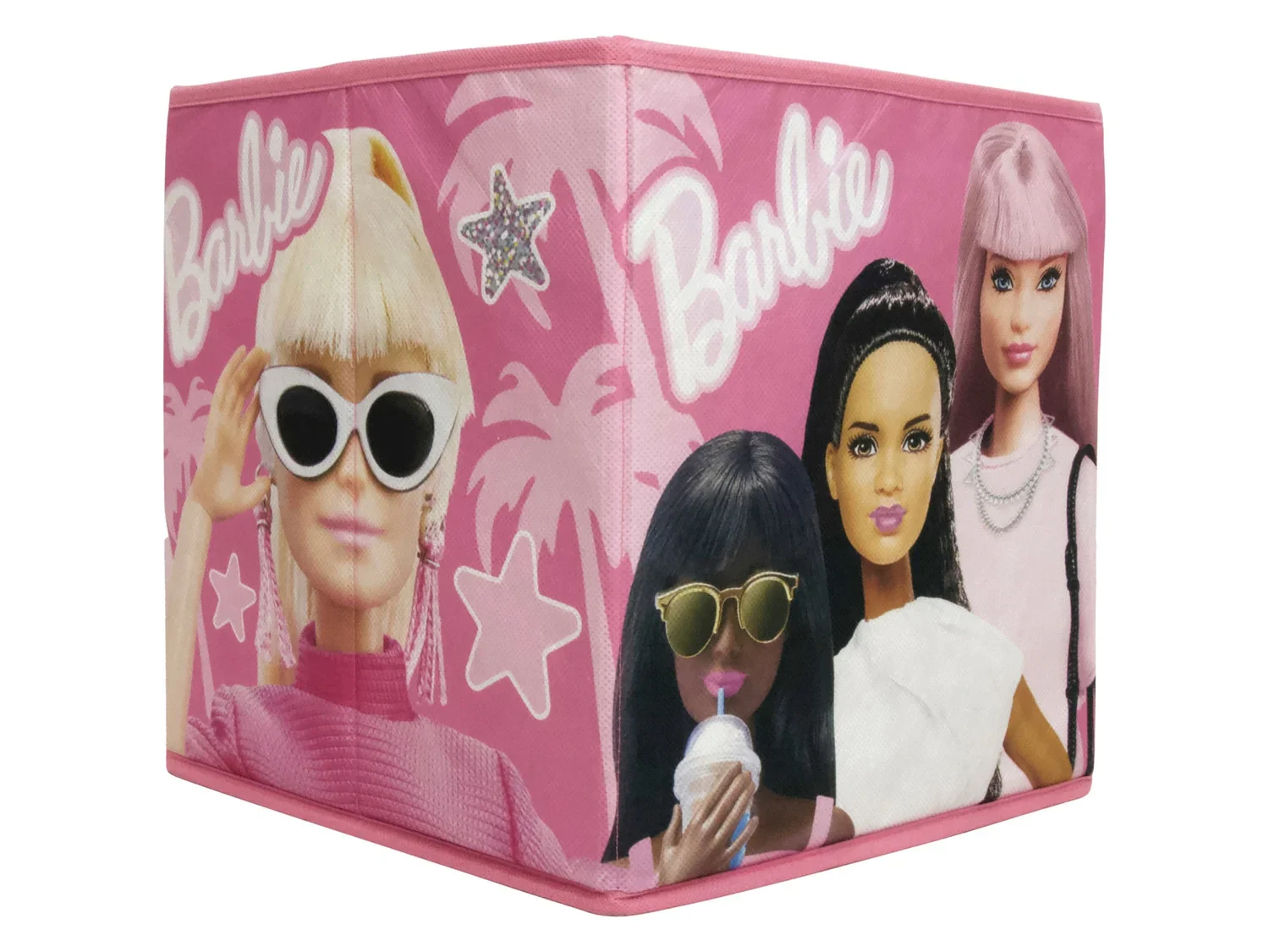 Barbie Lot de 2 botes de rangement, 30 x 30 x 30 cm