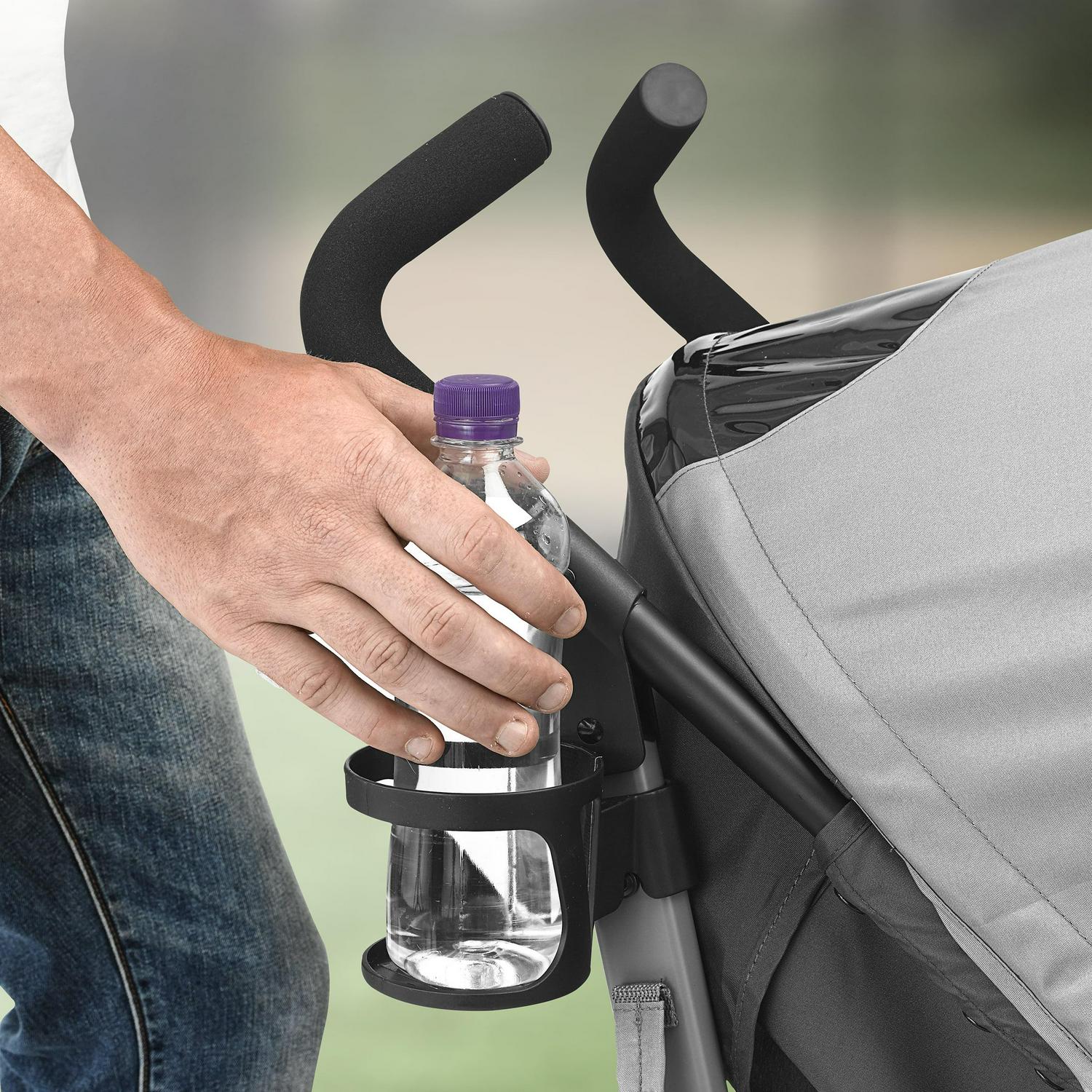 Chicco Liteway Lightweight Stroller - Moon Grey (Grey/Black)