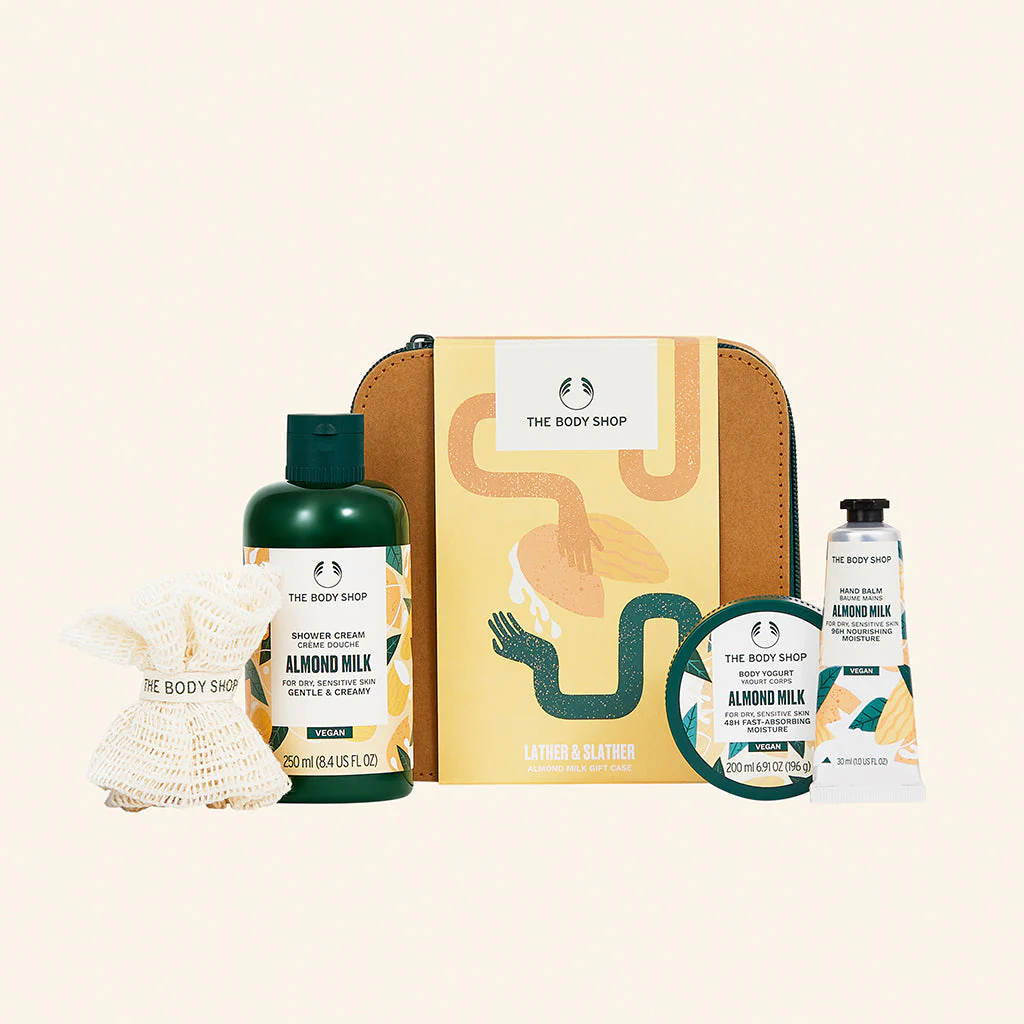 Lather & Slather Almond Milk Gift Case