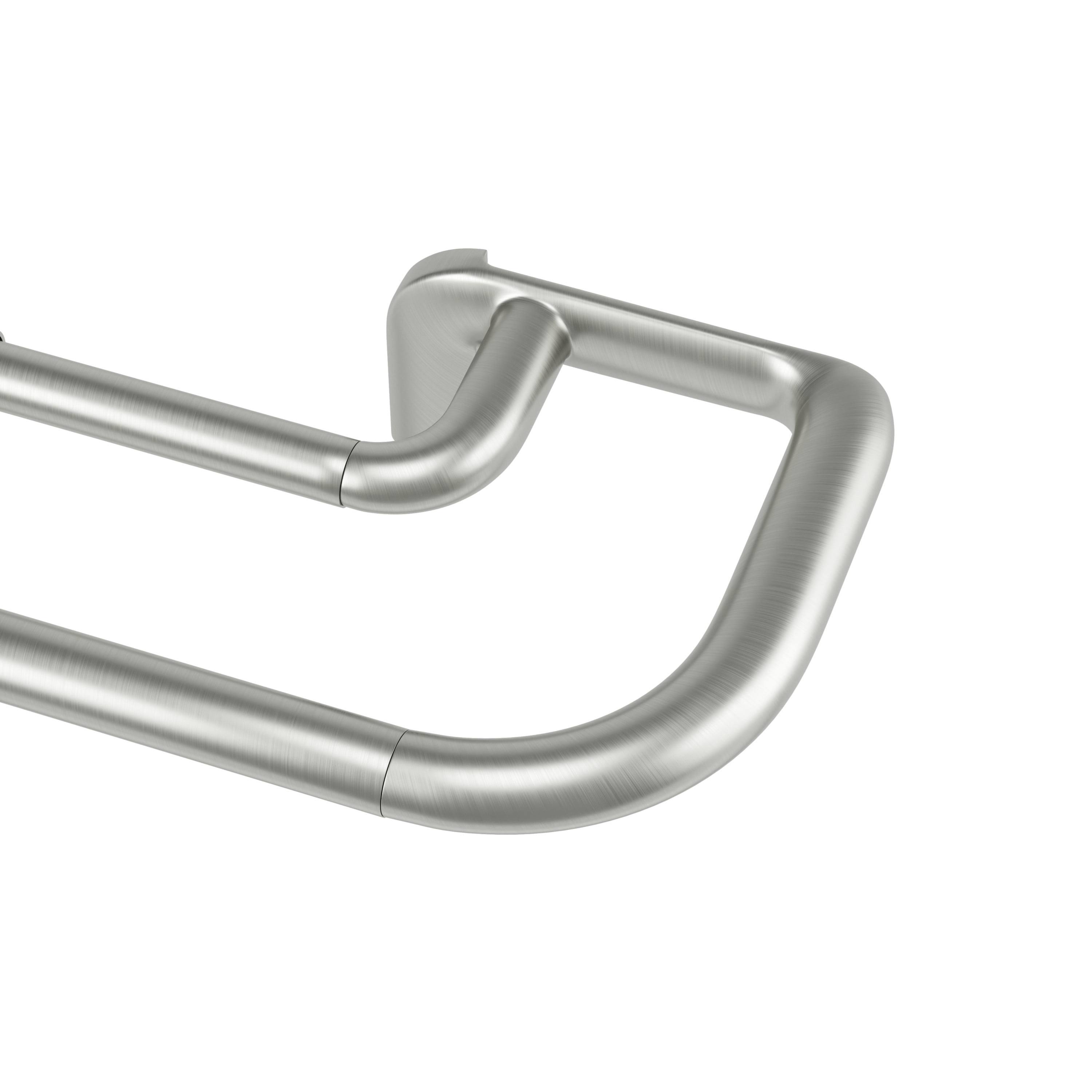 Umbra Twilight Double Curtain Rod Matte Nickel