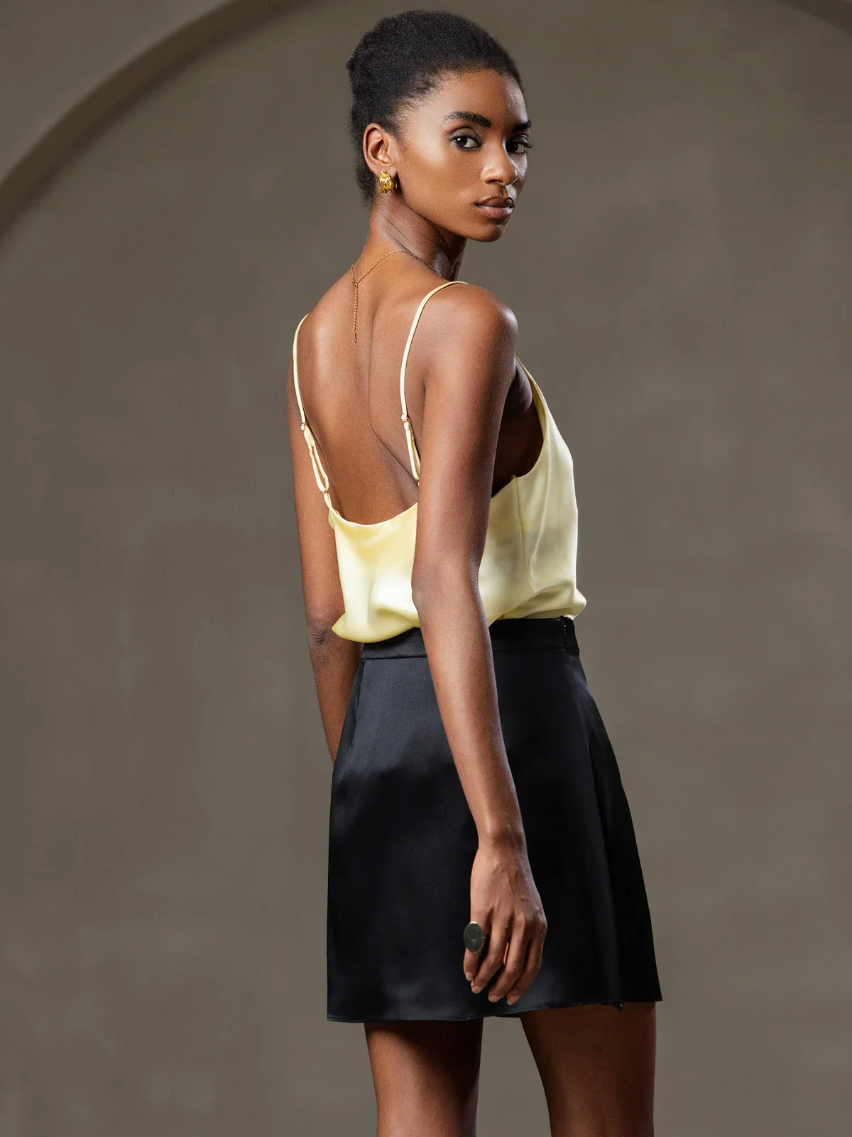 Pure Silk Spaghetti Strap Camisoles Top