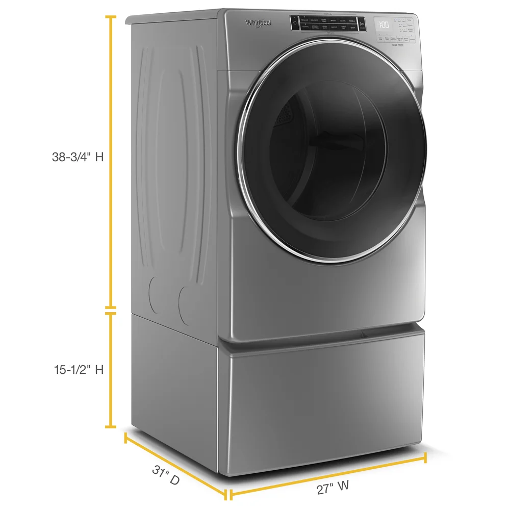 WHIRLPOOL WED8620HC Front Load Electric Dryer