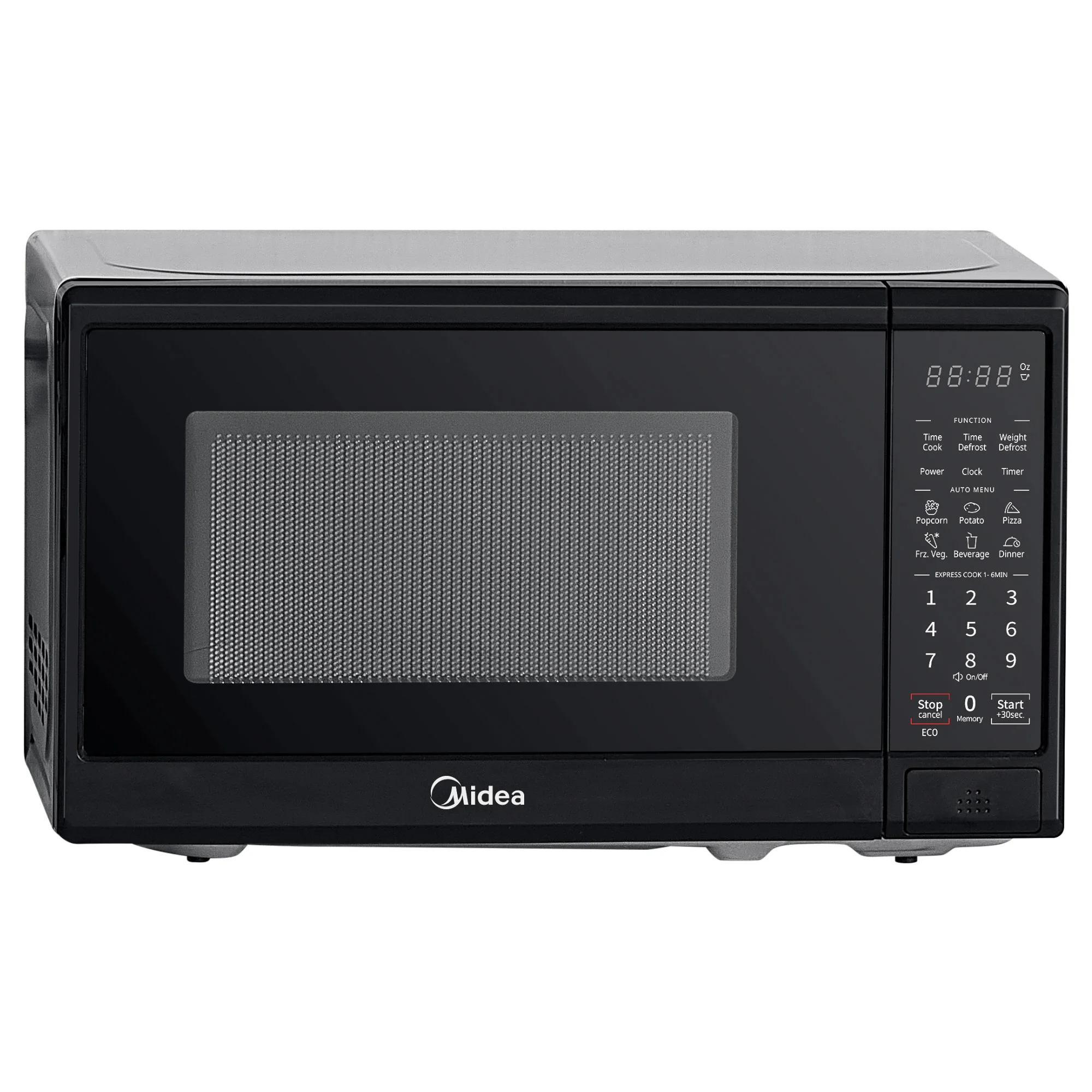 0.9 Cu. Ft. Countertop Microwave Oven, 6 Auto Programs, 10 Power Level, Black, EM9P022CVPMB