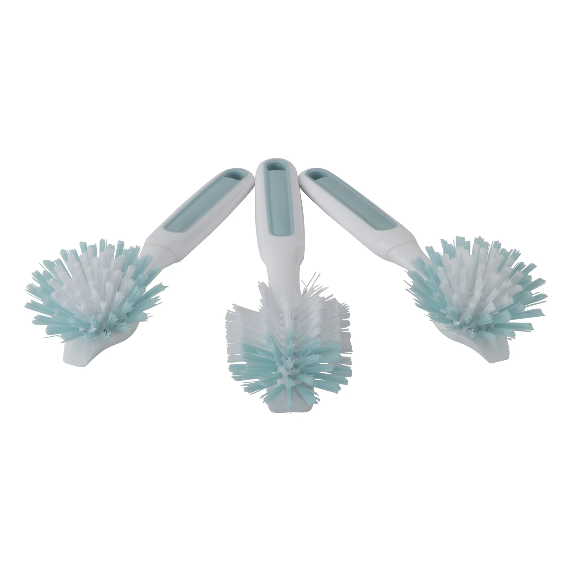 Goodcook Profreshionals 3 - Piece BPA - Free Kitchen Dish Brush Set, Teal