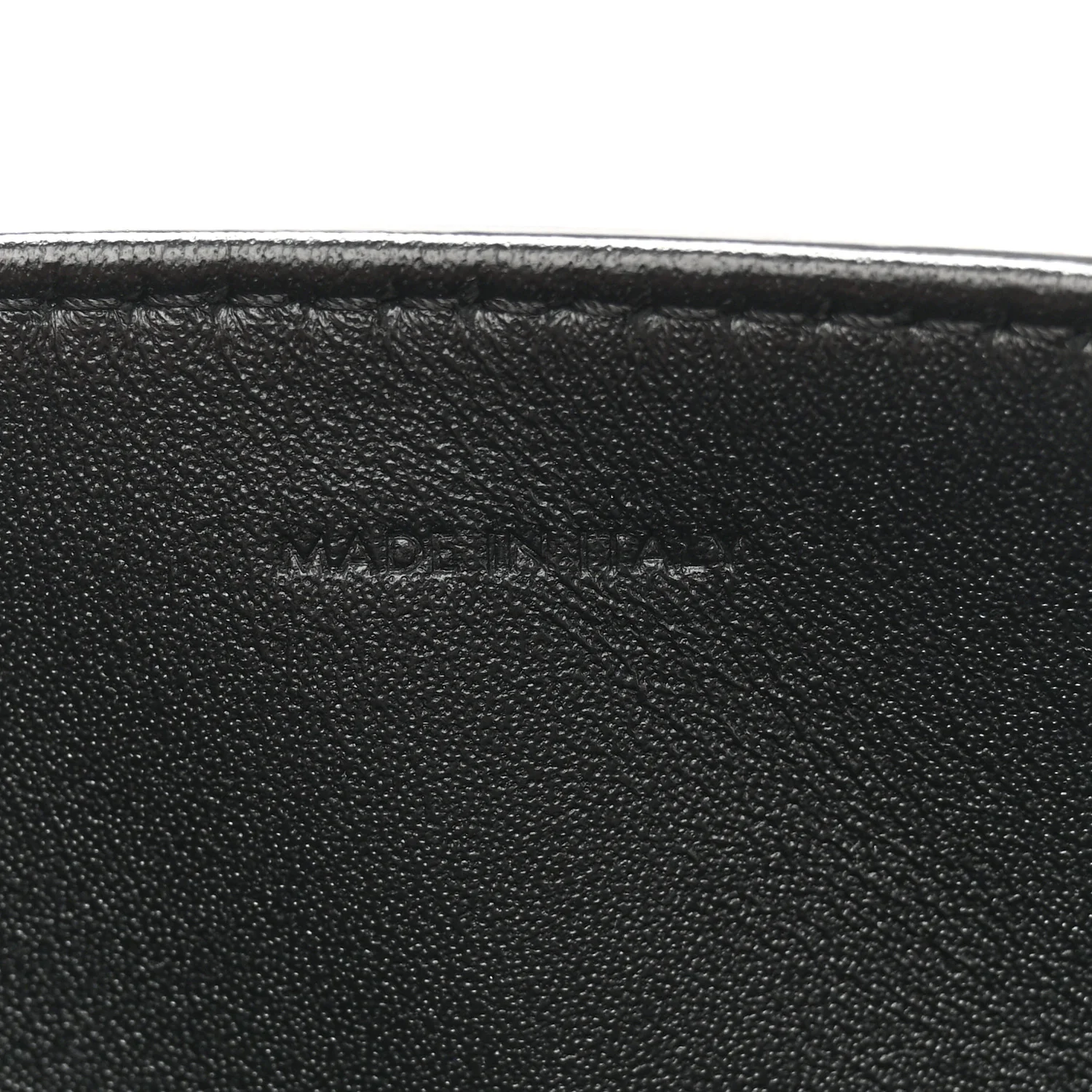 Shiny Calfskin Triomphe Chain Shoulder Bag Black