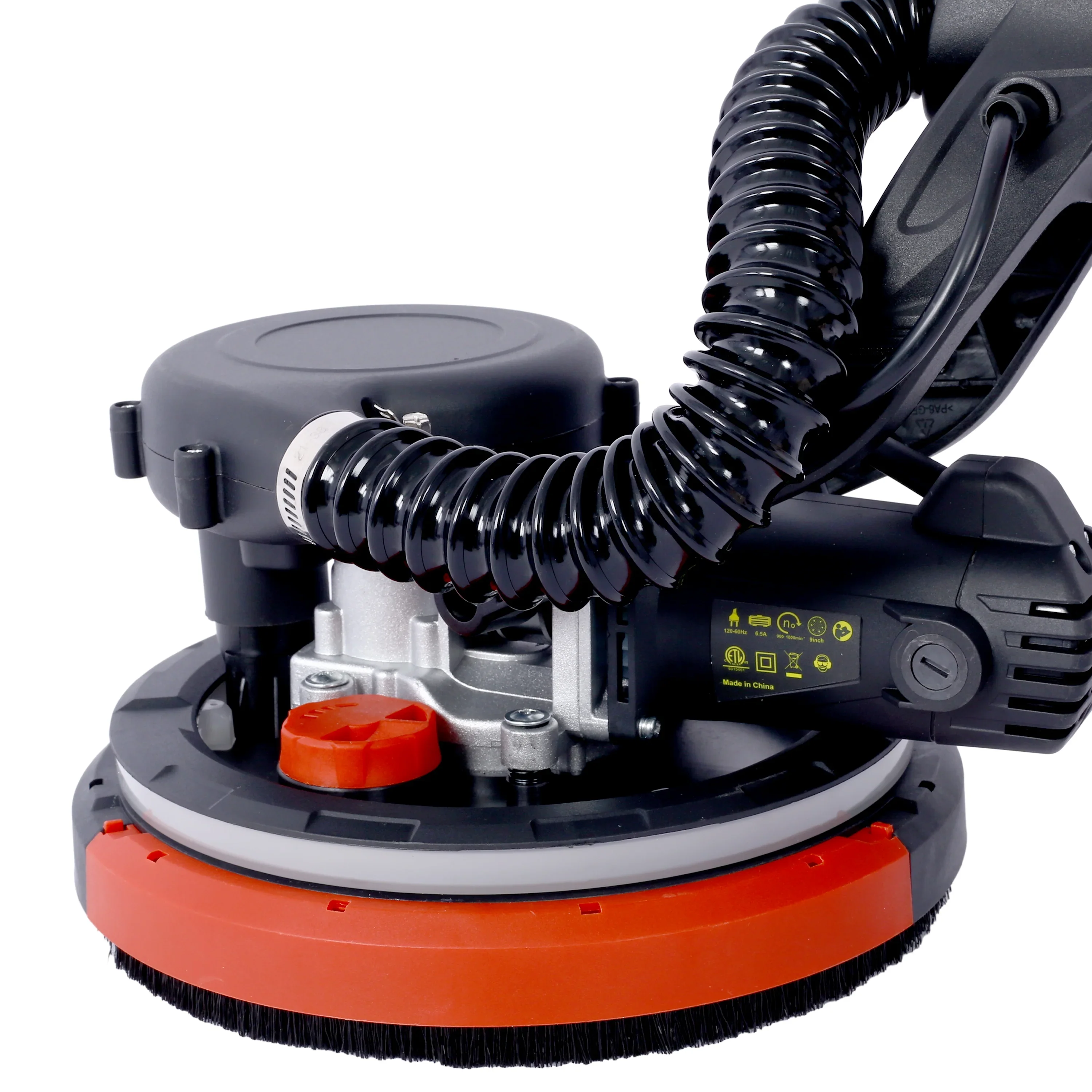 Faitaliicy Drywall Sander Vacuum Dust Collection Wall Sander With Foldable Handle 6.5A 780W Electric Drywall Sander With Variable Speed 900-1800RPM LED Light