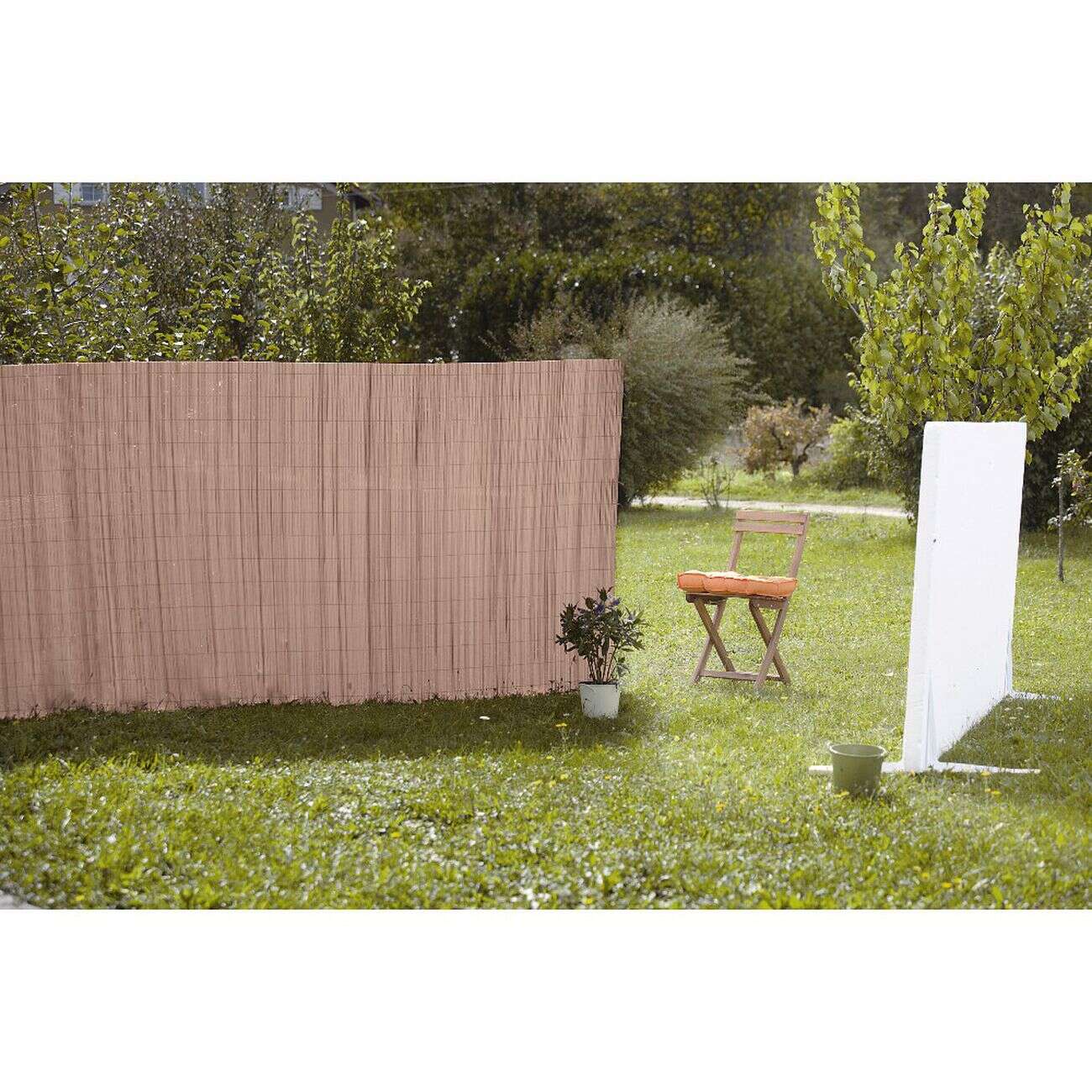 Canisse double face marron