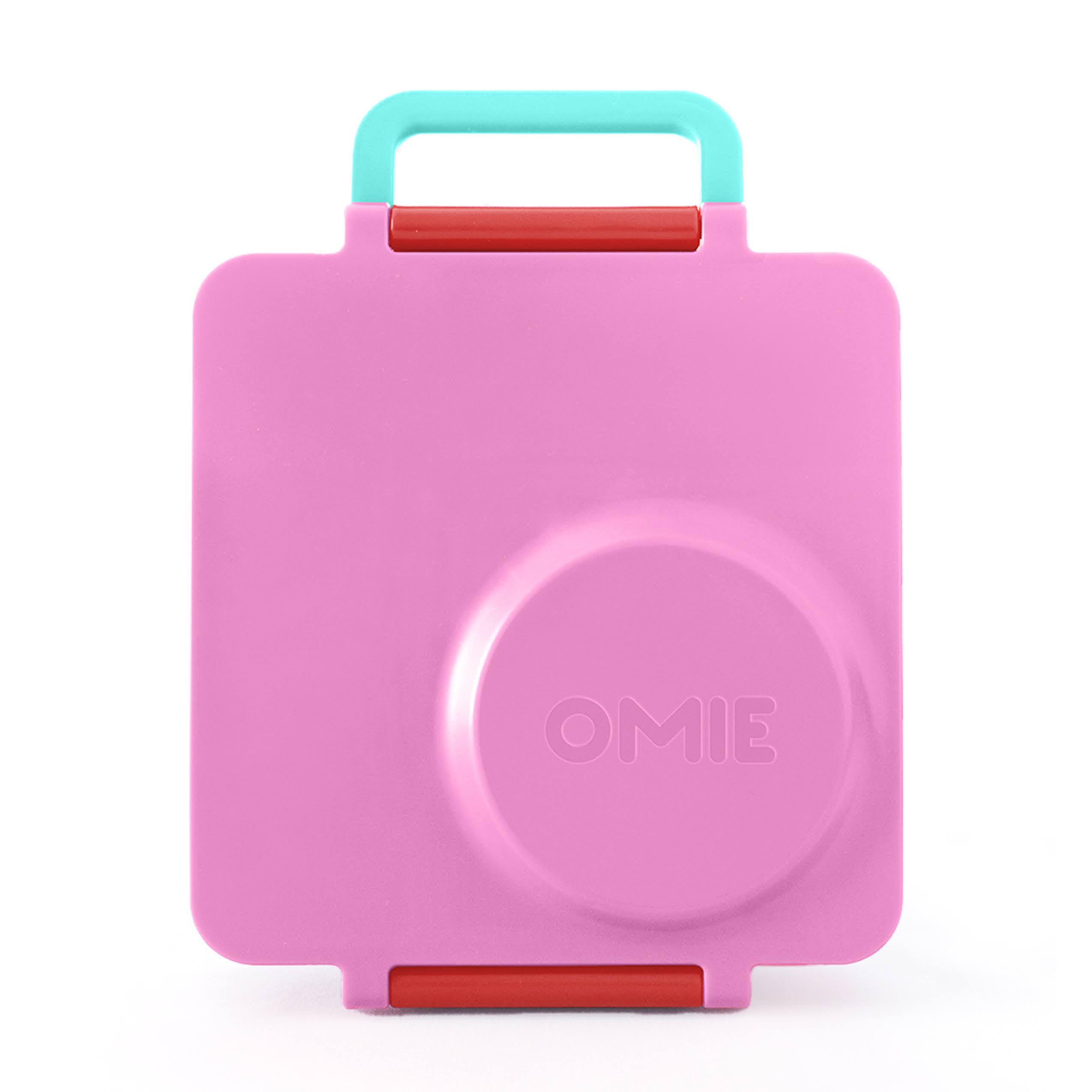 OmieBox Bento Lunch Box, Pink Berry