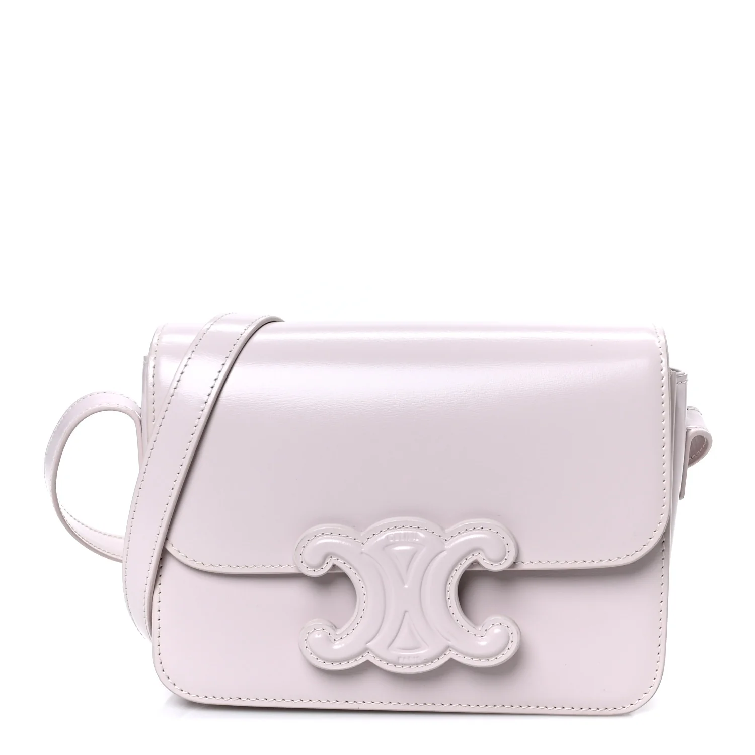 Shiny Calfskin Teen Cuir Triomphe Poudre