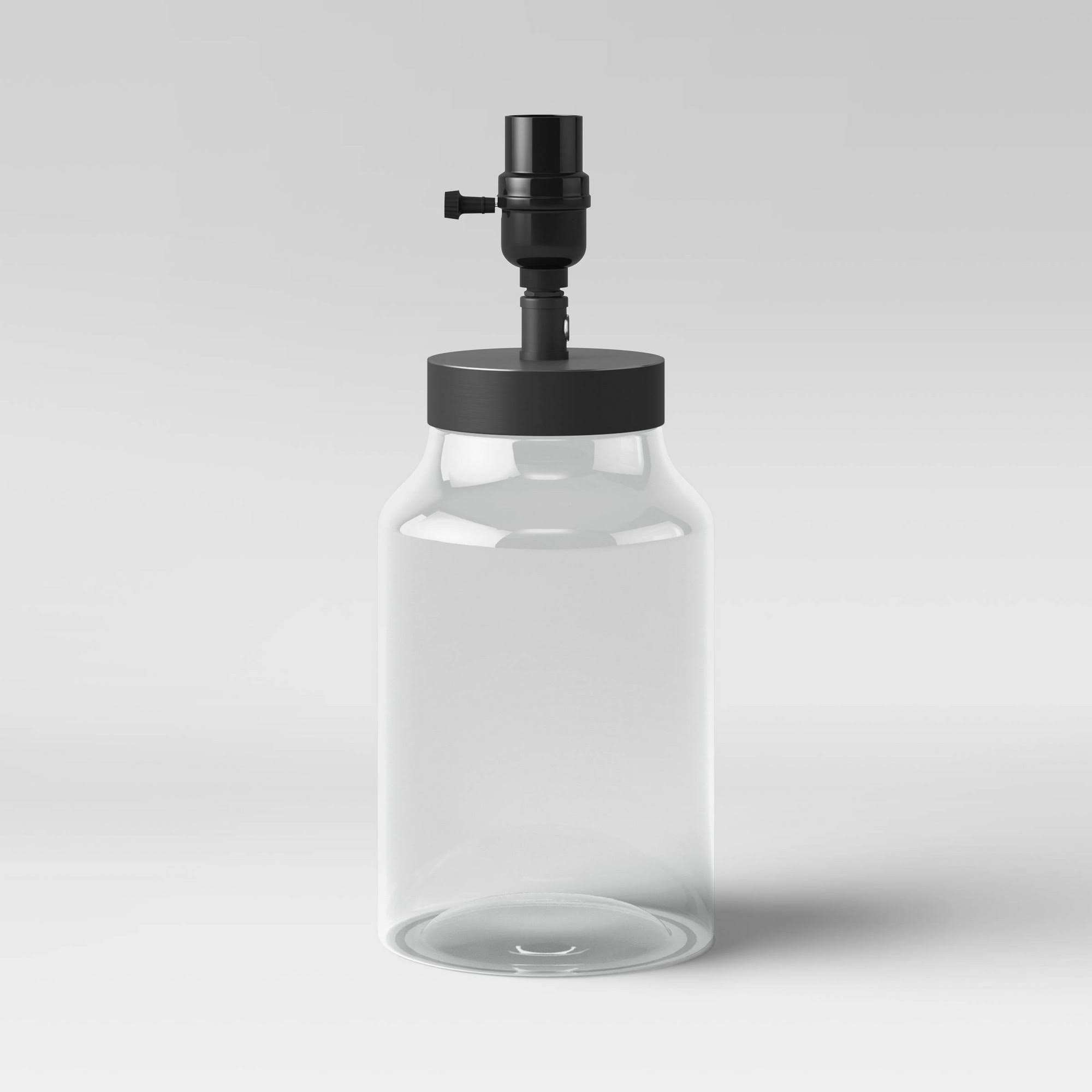 Threshold Small Casual Fillable Lamp Base - Clear