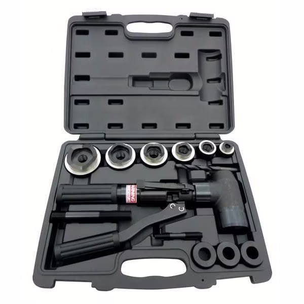 Westward Hydraulic Punch Driver Set,Steel Plate 39CE85
