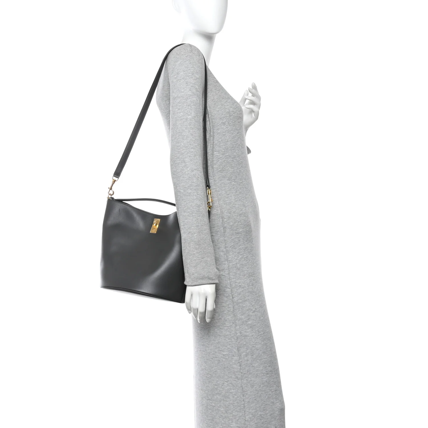 Smooth Calfskin Bucket 16 Bag Anthracite