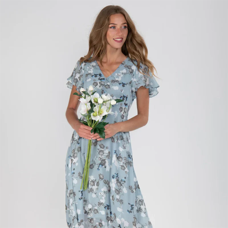 Sophie Paris | Robe longue gainante à bretelles