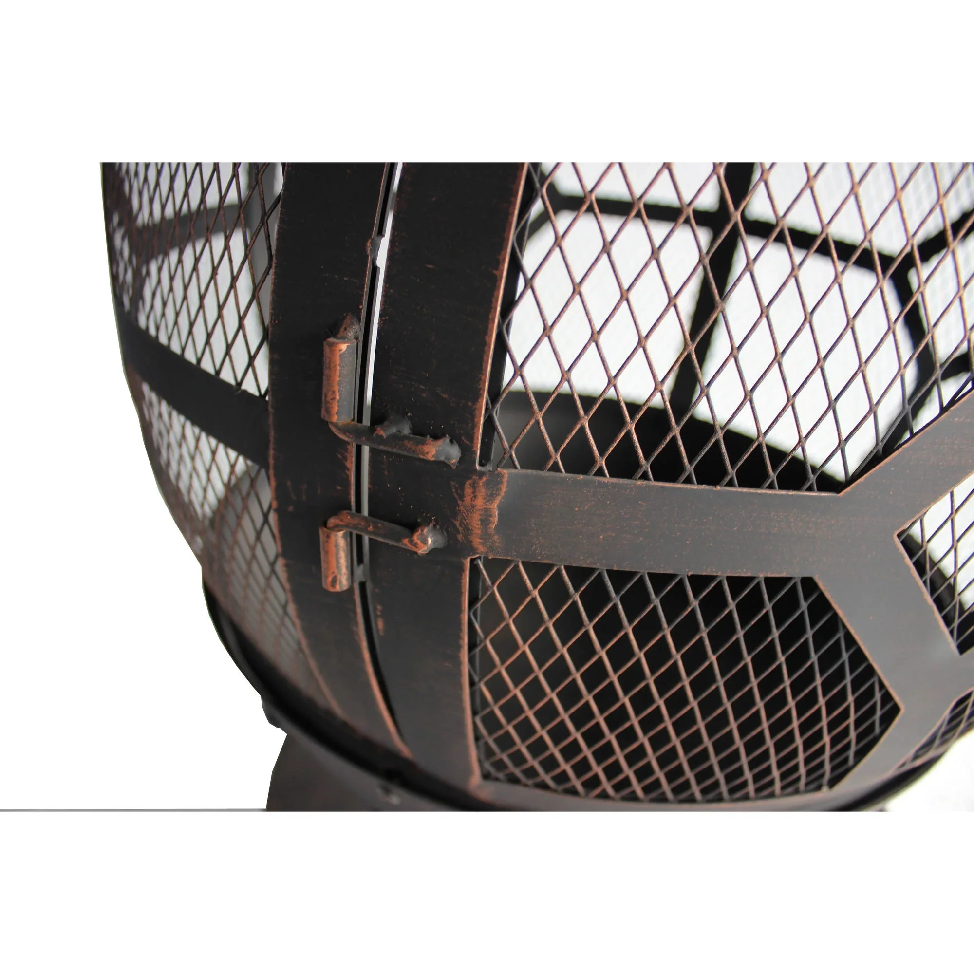Better Homes & Gardens Wood-Burning Cast Iron Chiminea, Antique Bronze