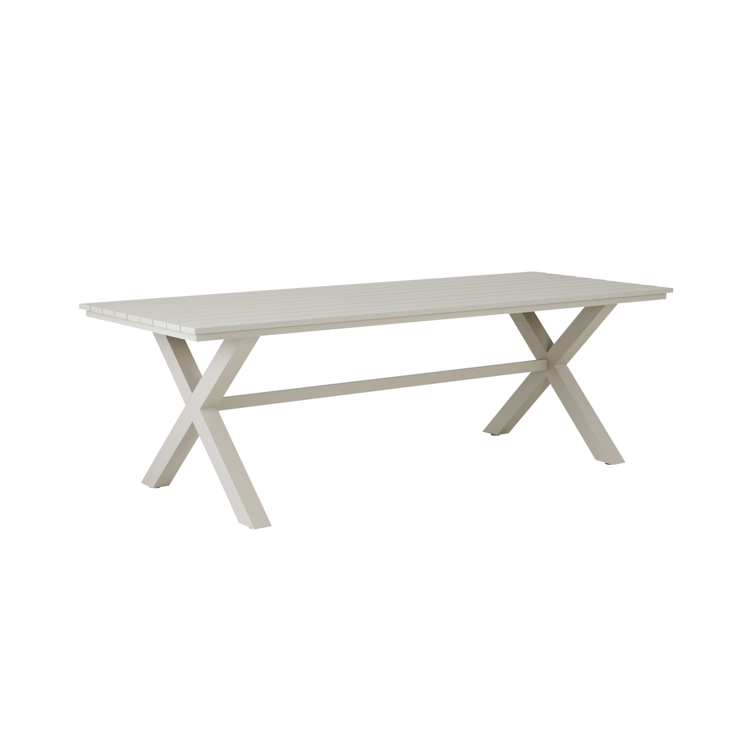Blake Aluminium Dining Table 240cm Taupe