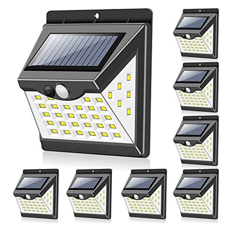 Solar Lights Outdoor[40 LED & 3 Working Modes], Towkka Wireless IP65 Waterproof Solar Lights with 300 Lighting Angle, Security Solar Motion Sensor