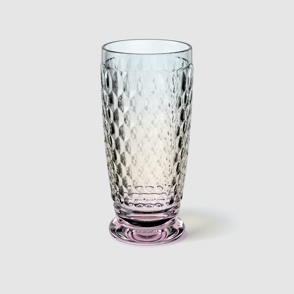 Boston Highball glass - Multi-colored, 10.2 oz, crystal glass