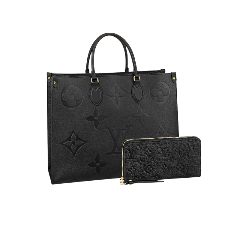 【2025】LOUIS VUITTON オンザゴー GM 長財布 2点セット お得 M44925+M61864 41 x 34 x 19 cm/19.5 x 10.5 x 2.5 cm