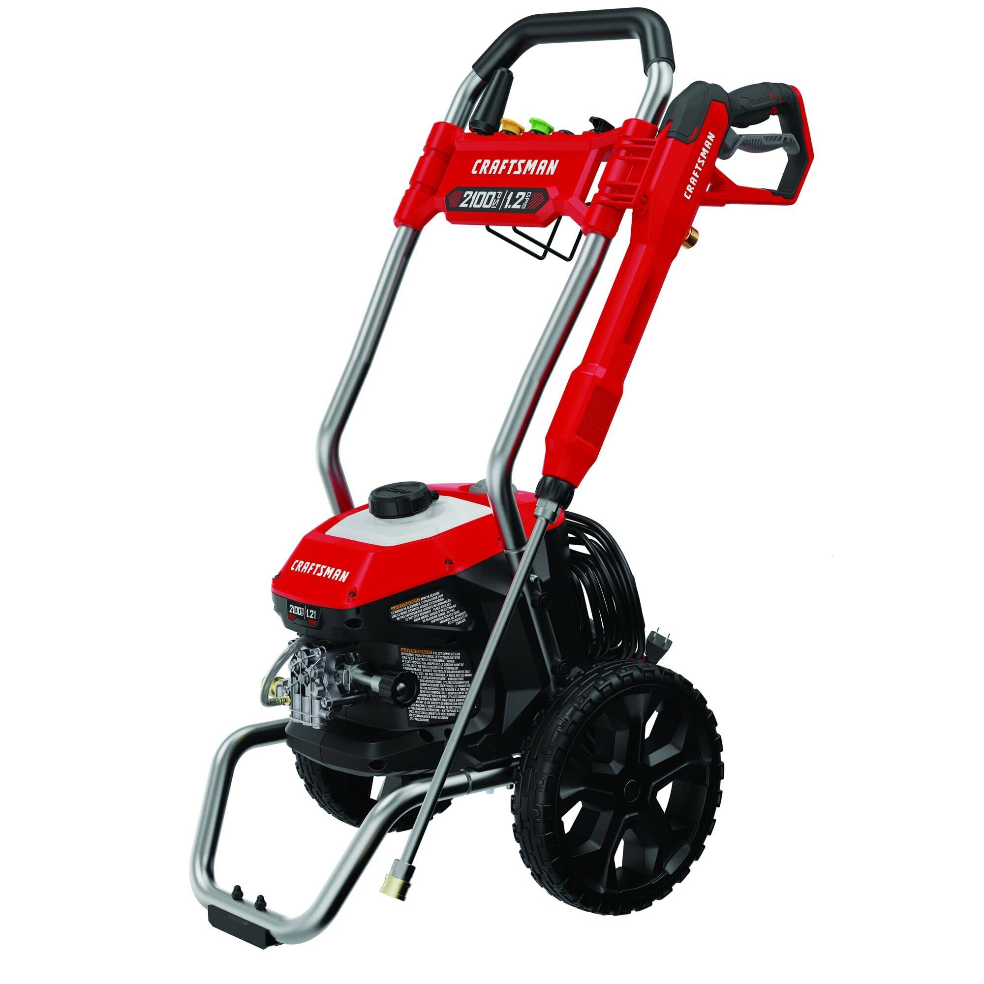 Craftsman 2100-PSI 1.2-GPM Cold Water Electric Pressure Washer.