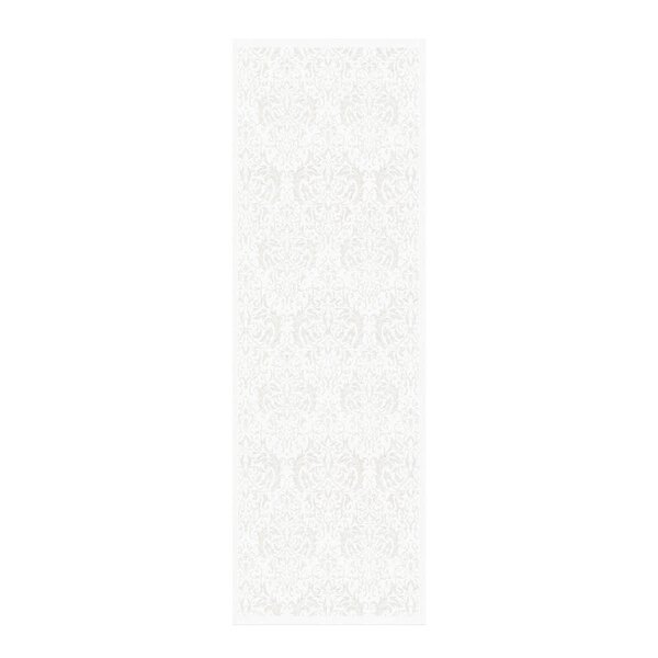 Medaljong bordløper 50x150 cm lys grå