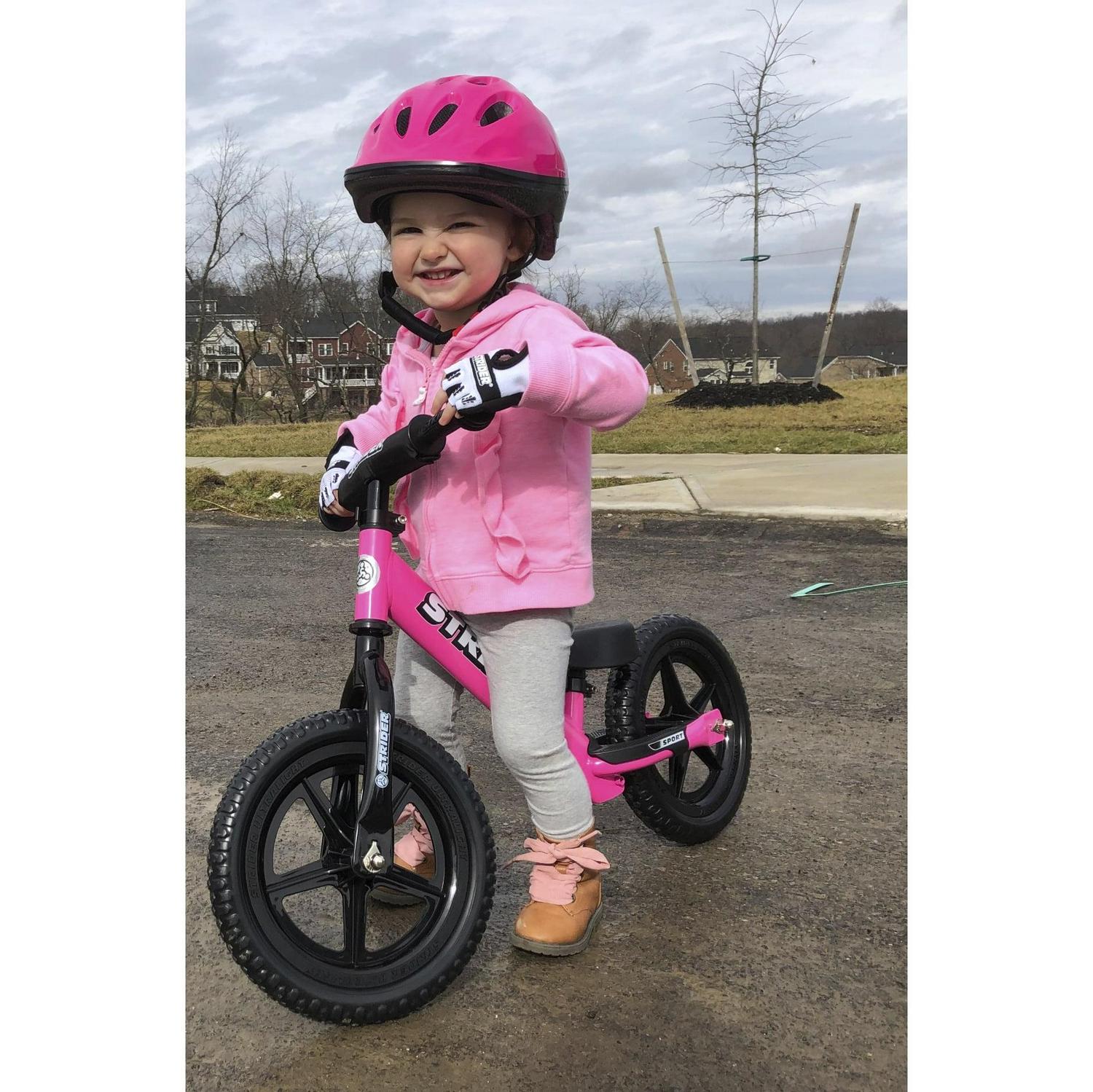 12 Sport Balance Bike. Ages 1 to 4 Years Pink - Image 10