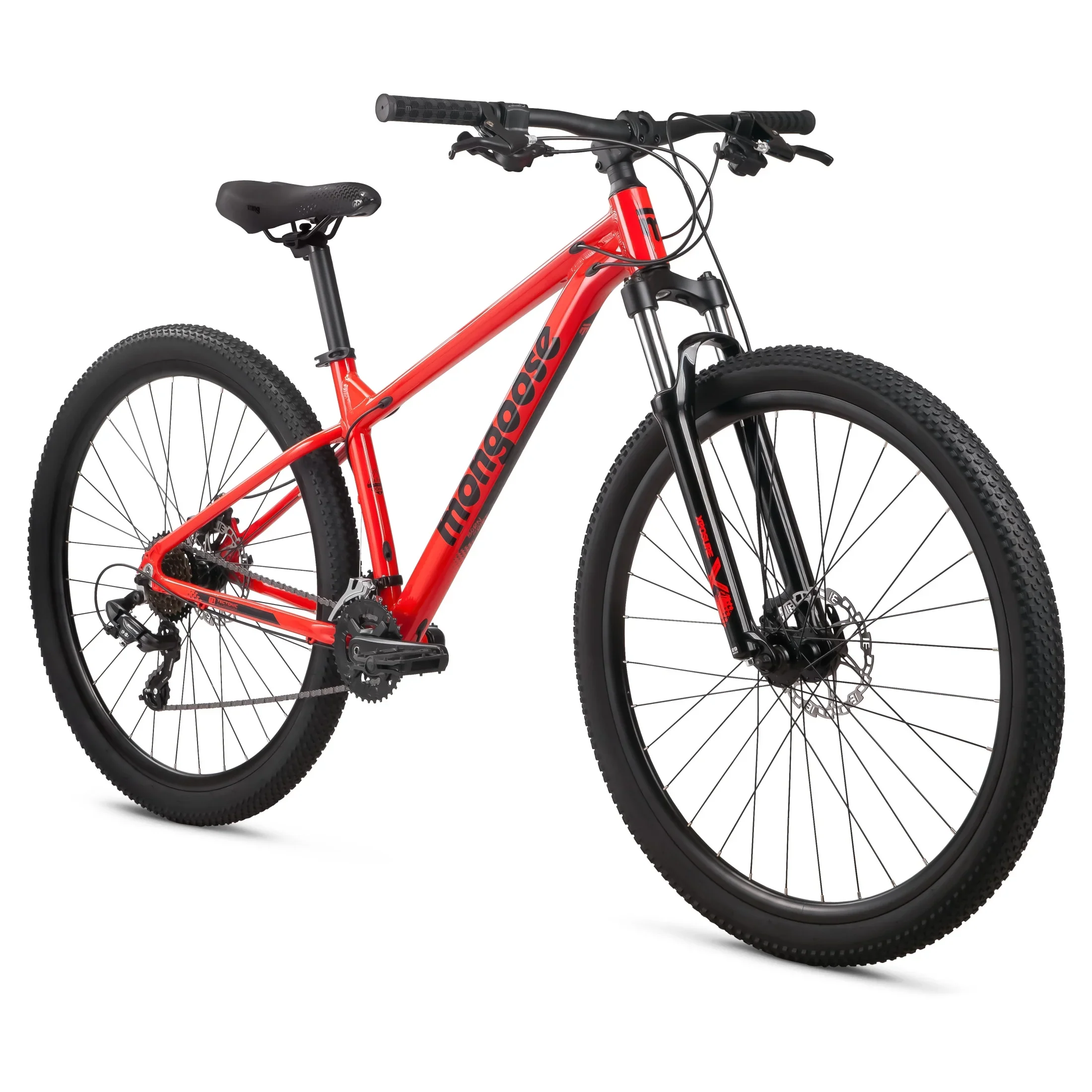 Mongoose Switchback Comp, Unisex Mountain Bike, 29- Inch Wheel, Extra Large Frame, Black