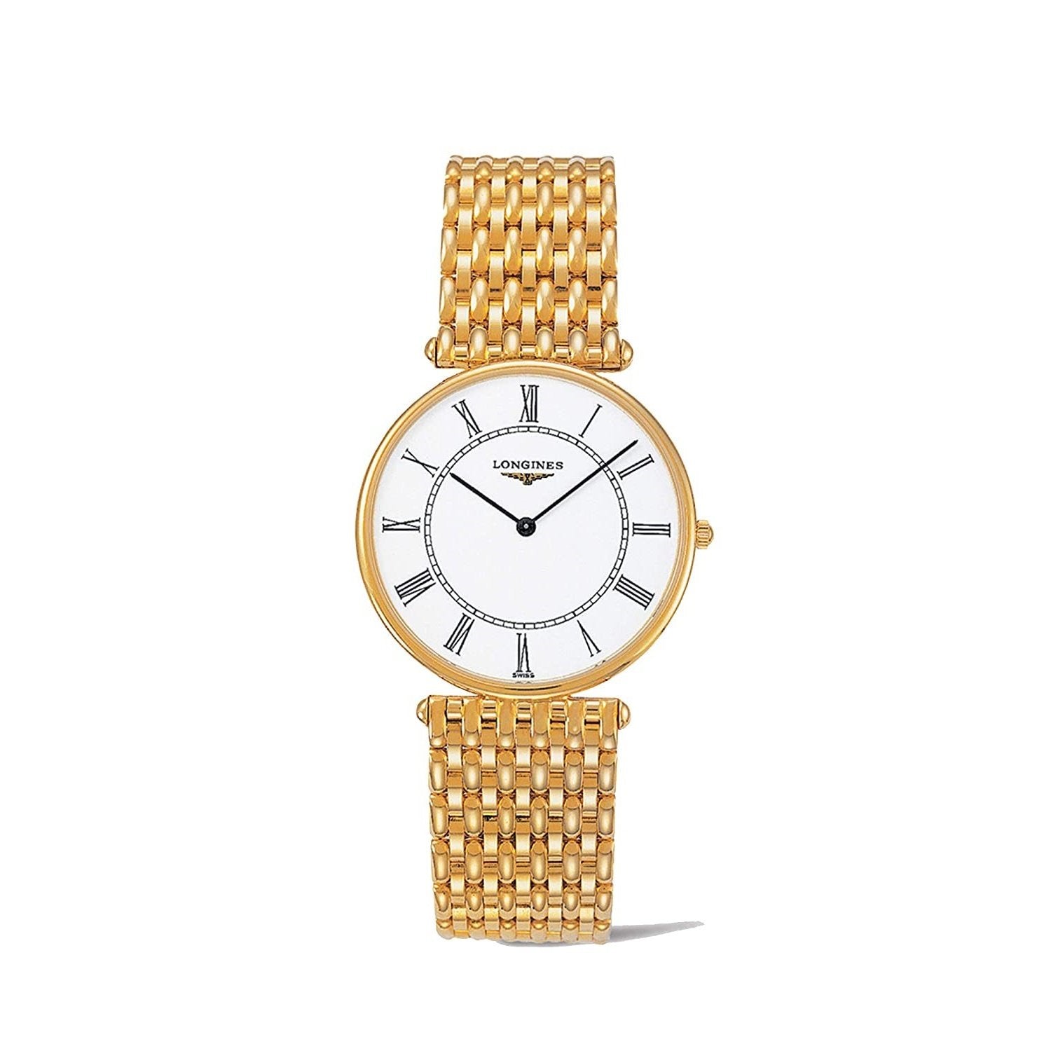 Longines Men's L46916116 La Grande Classique Gold-Tone 18kt Gold  Watch