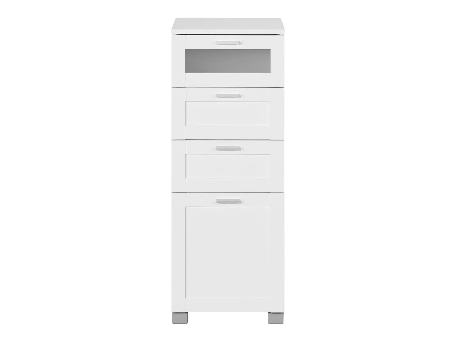 LIVARNO Meuble de salle de bains Basel, 37 x 96,9 x 34,5 cm, blanc