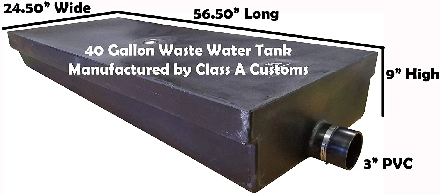 Réservoir d'eaux noires pour VR de 40 gallons WT-4000