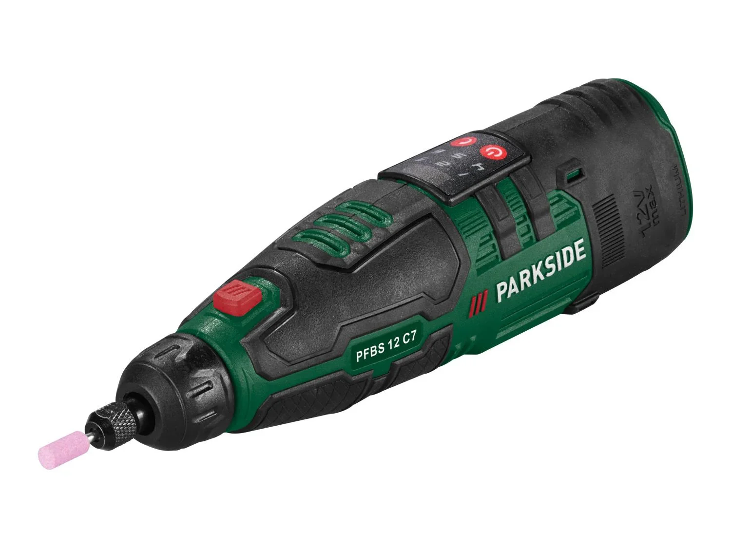 PARKSIDE Perceuse-meuleuse de prcision sans fil PFBS 12 C7, 44 embouts, 12 V