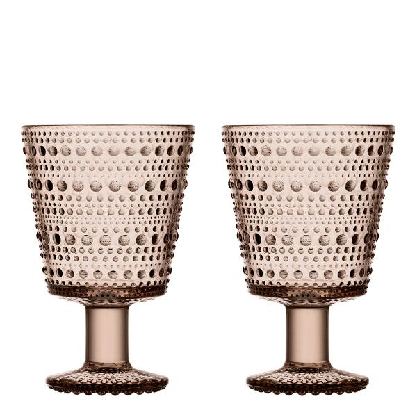 Kastehelmi glass 26 cl 2 stk lin