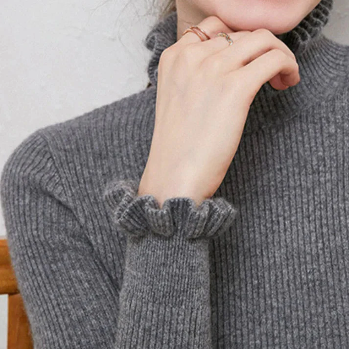 Alva – Pull à col roulé pour femmes