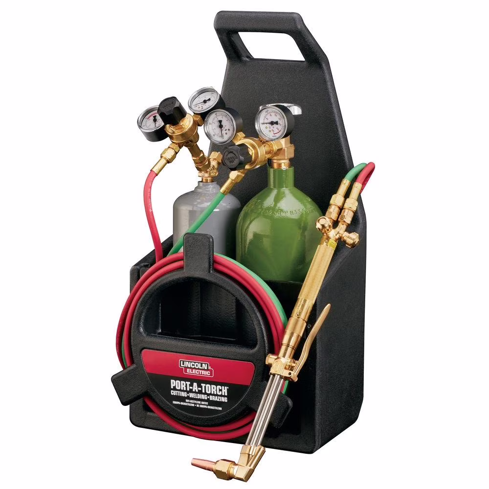 Port-A-Torch Kit with Oxygen and Acetylene Tanks for Cutting Welding and Brazing(1)