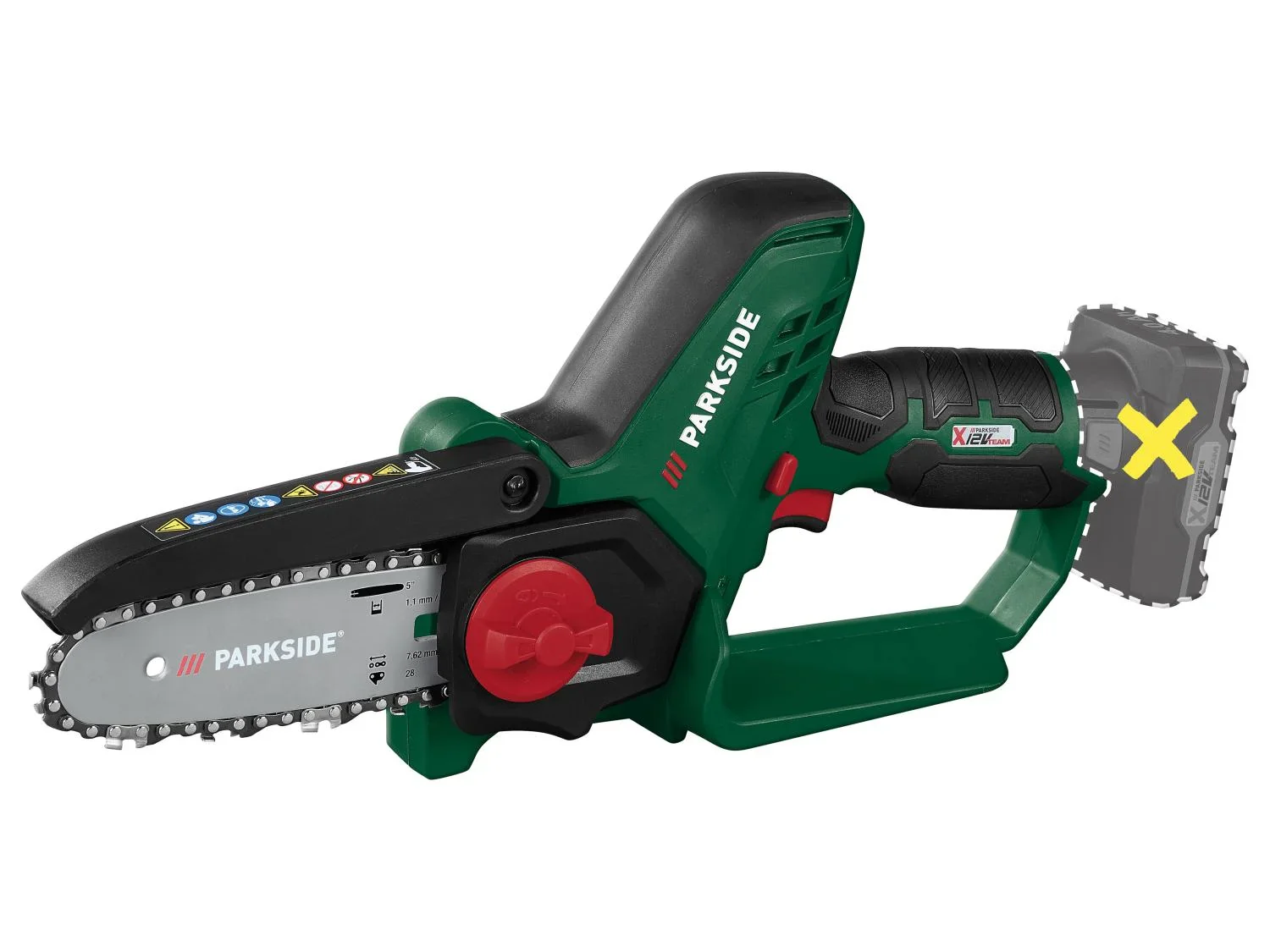 PARKSIDE Mini-trononneuse  bois sans fil, PGHSA 12 C3, 12 V