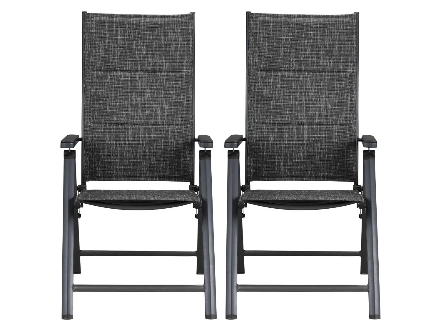 LIVARNO Lot de 2 fauteuils en aluminium Toronto