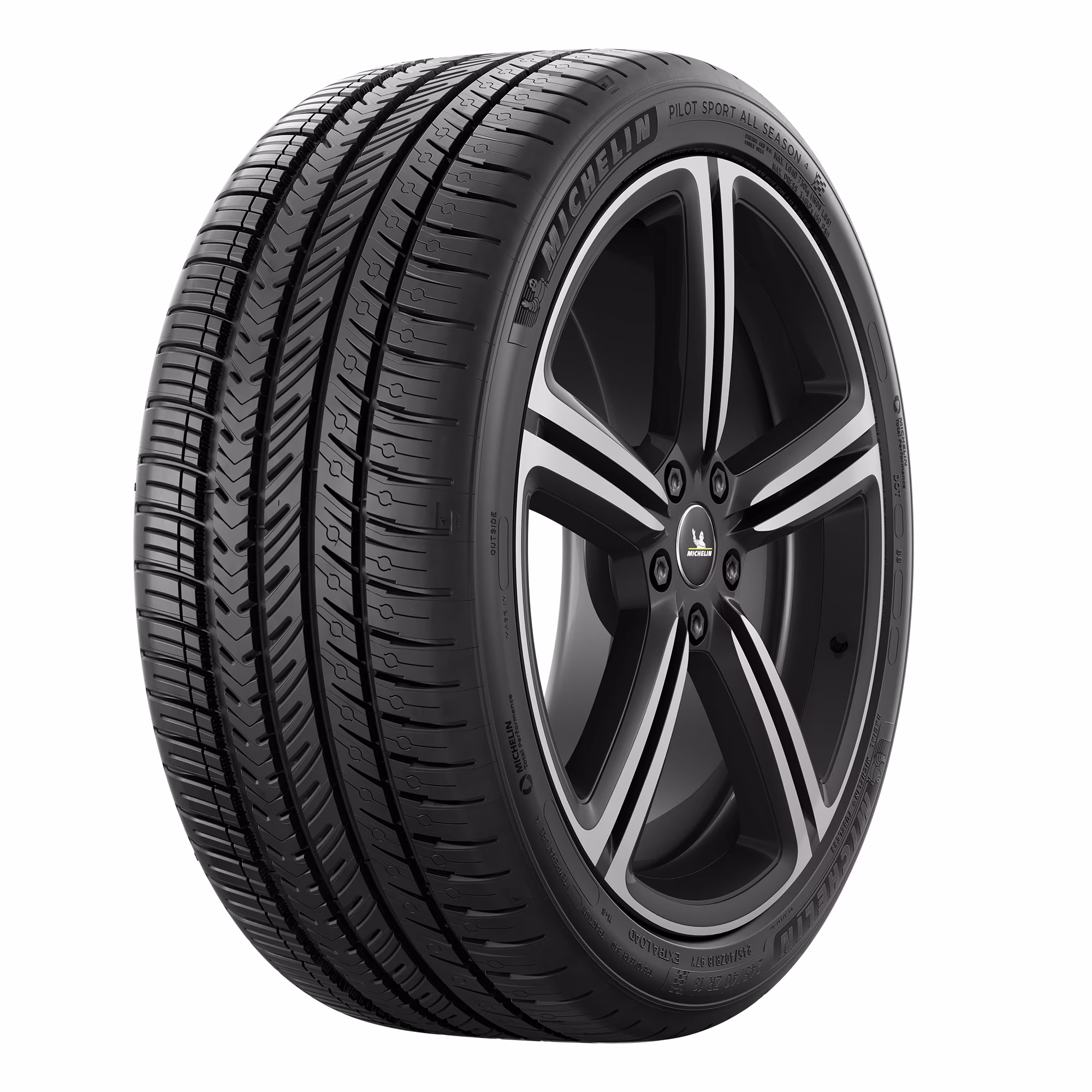 Michelin Pilot Sport All-Season 4 All-Season 265/45ZR18 104Y XL Passenger Tire