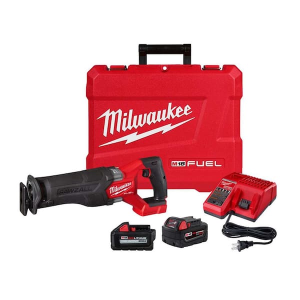 M18 FUEL 18V Lithium Ion Brushless Cordless SAWZALL Reciprocating Saw Kit W/6 0Ah Battery