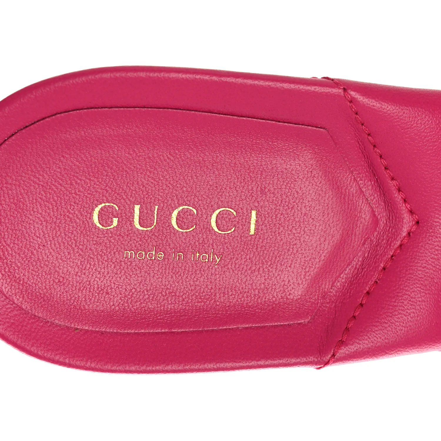Nappa Matelasse GG Marmont 75mm Slide Sandals 41 Box Pink