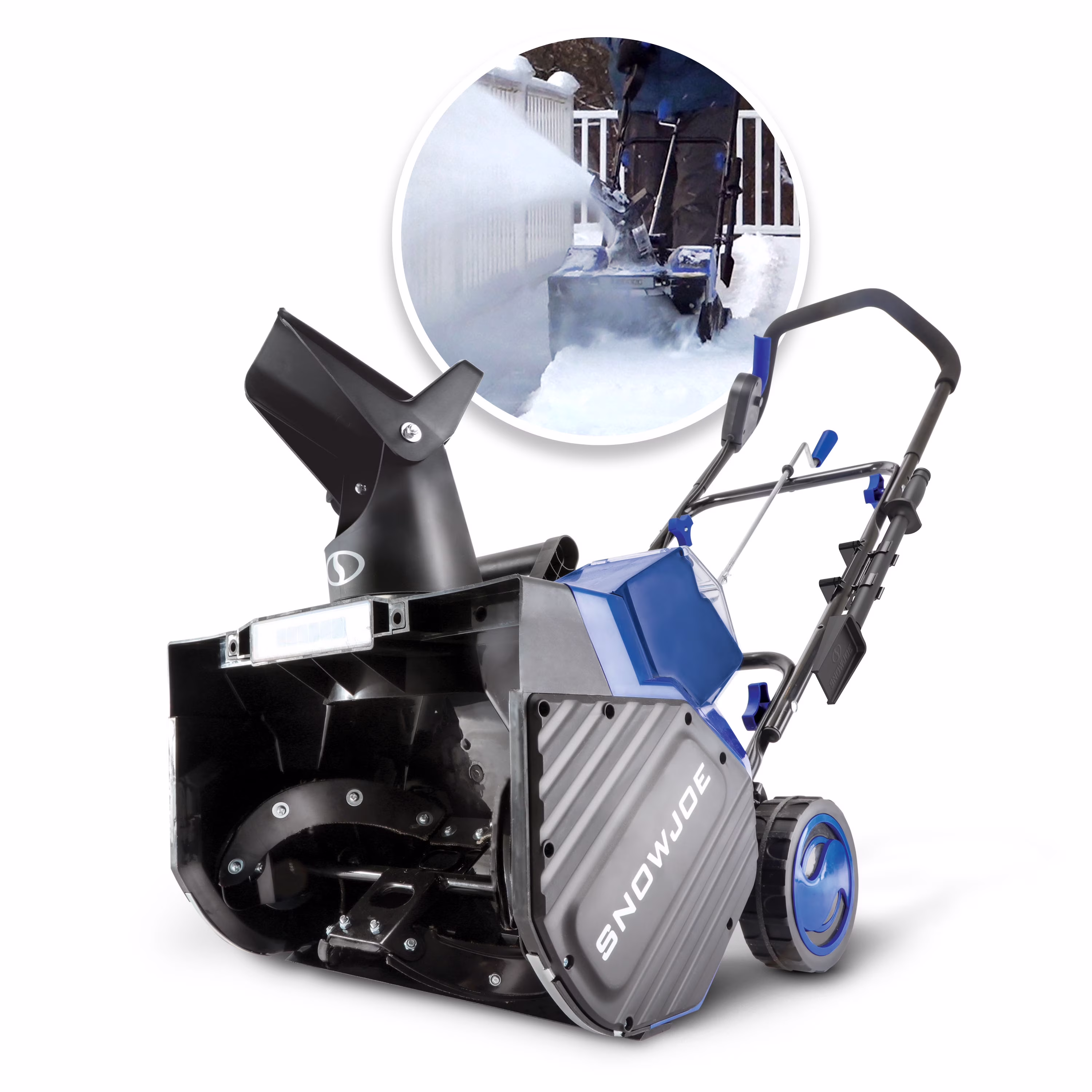 Snow Blower IONMAX, Cordless Electric Kit with LED Light, 24V-X2-SB18-TV1(18"/4 Amps)