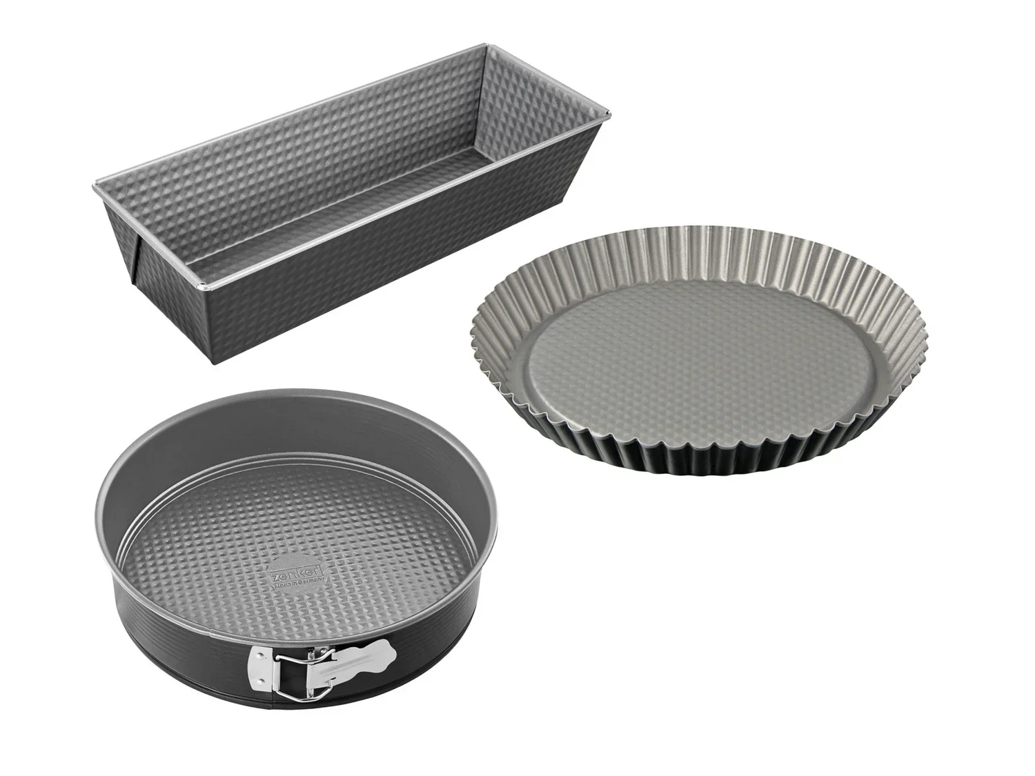 zenker Set de 3 moules  ptisserie