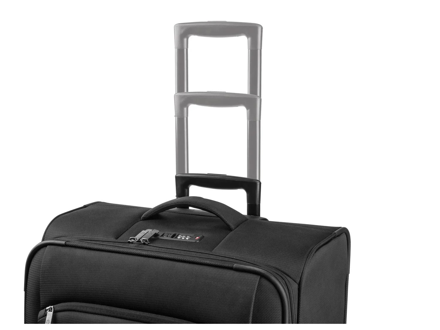 TOPMOVE Set de 2 valises cabine extensibles, 62-69 L et 96-108 L, noir