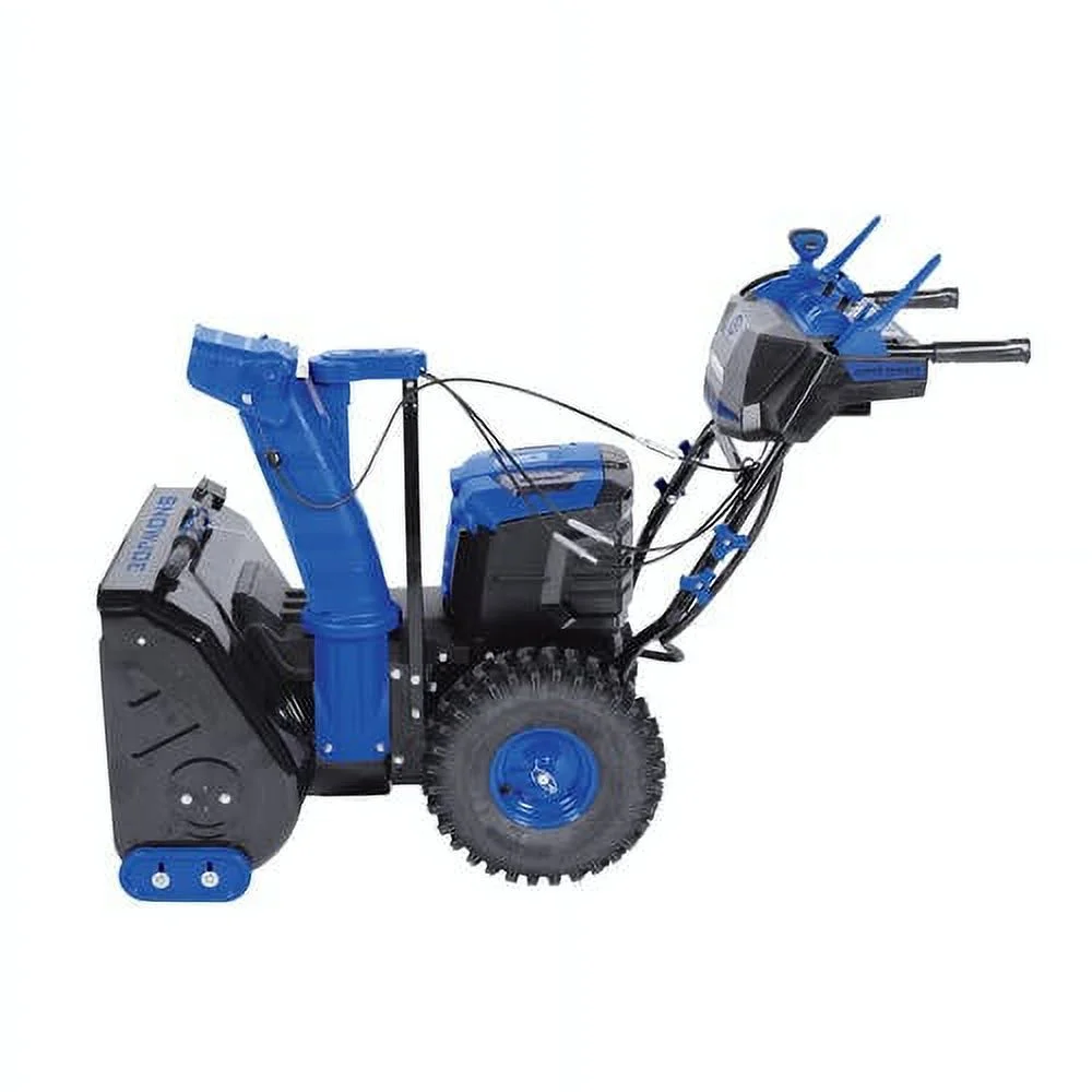 Restored 100 Volt iONPRO 24 in Cordless Dual Stage Snow Blower with 2 x 5 0 Ah Batteries and Charger (Refurbished) Image 7